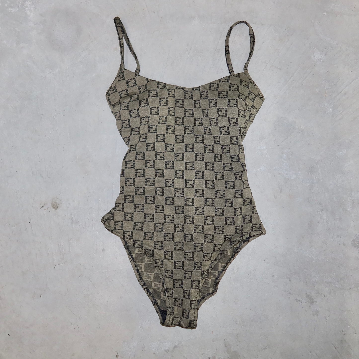 Fendi Zucca Print Monogram Swimsuit