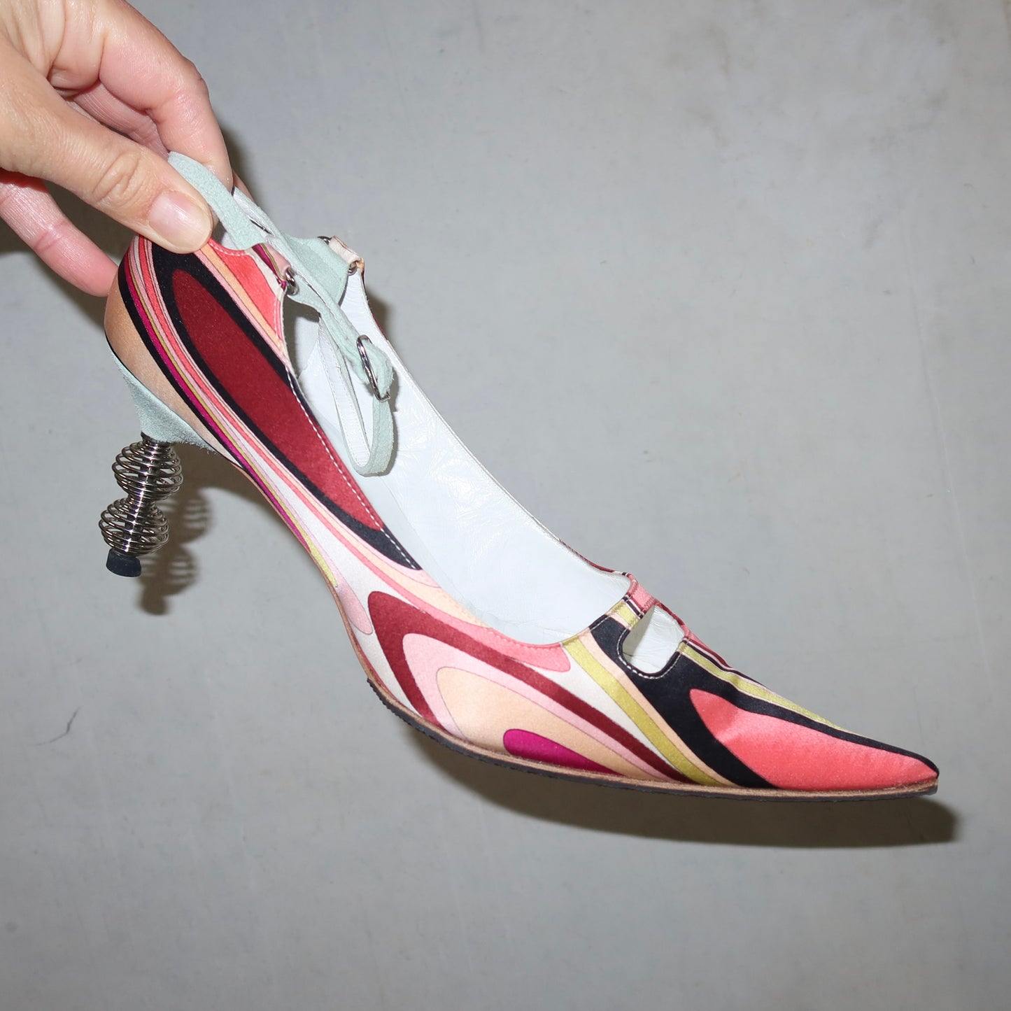 Emilio Pucci Rare Printed Heels (38.5)
