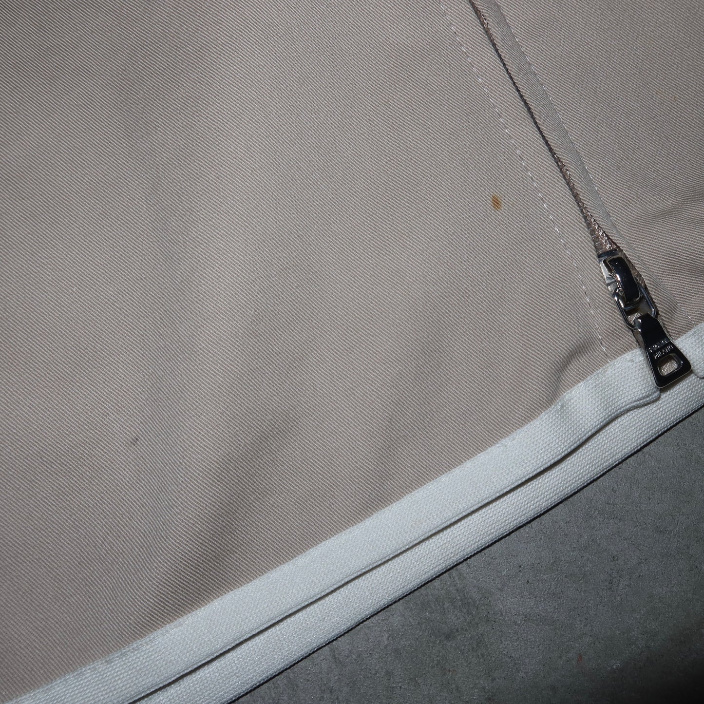 Prada Sport Beige Double Zips Skirt