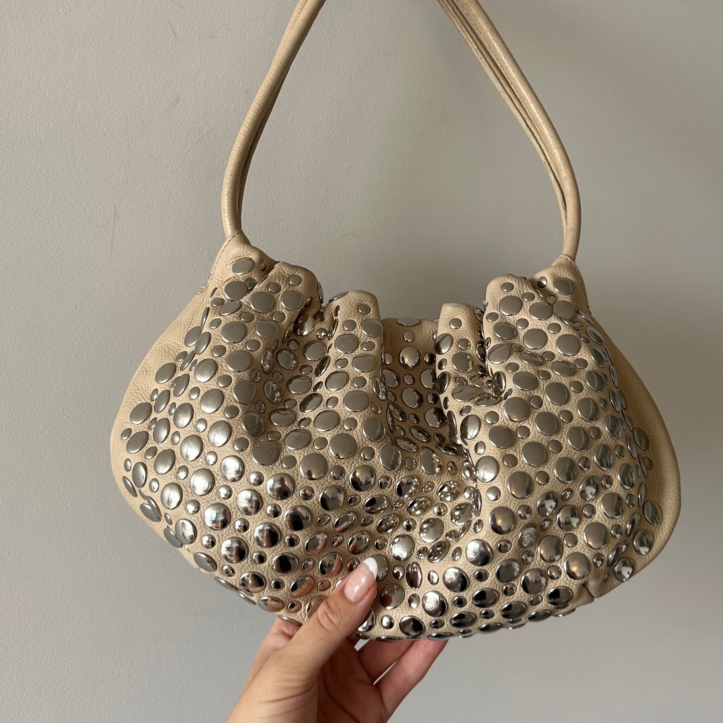 Sonia Rykiel Cream Domino Bag