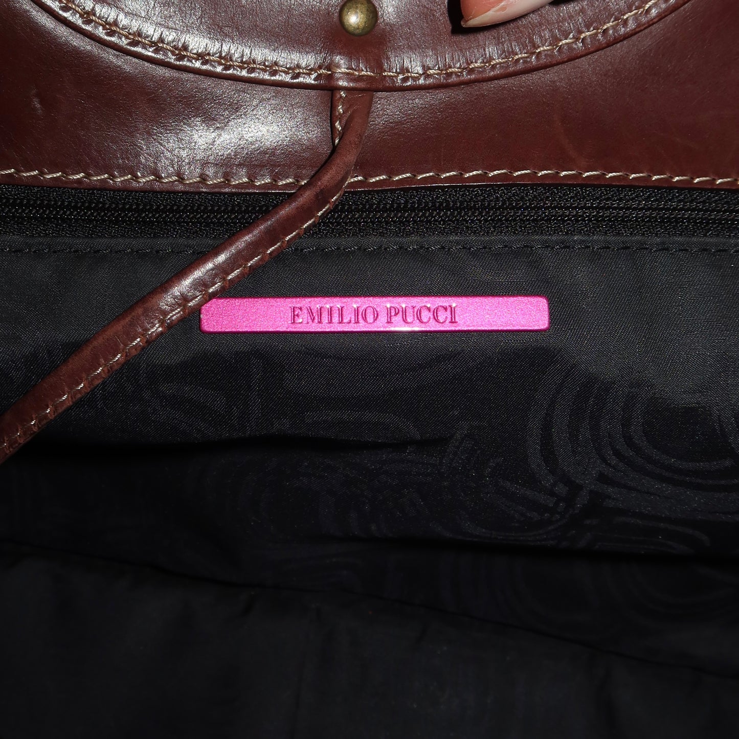 Emilio Pucci Corduroy Bag