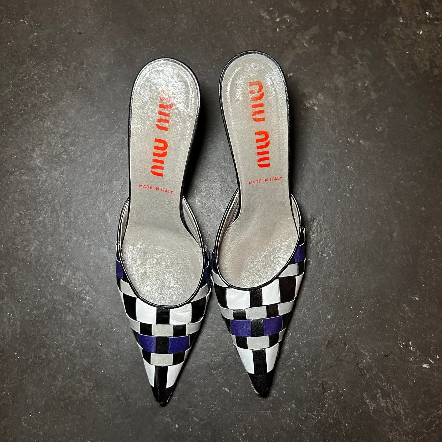 Miu Miu SS2001 Patchwork Mules (40)