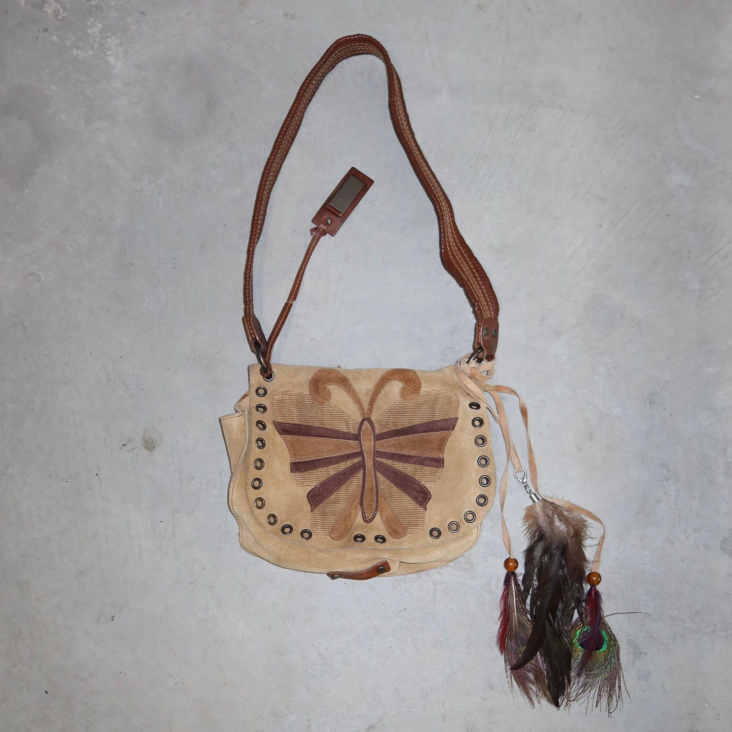 Dolce & Gabbana Rare Suede Butterfly Bag