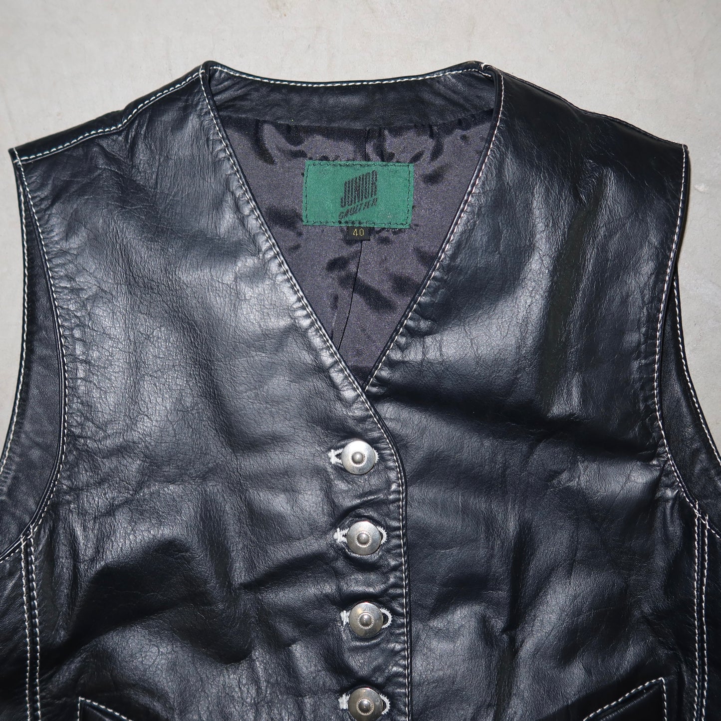 Jean Paul Gaultier Leather Waistcoat