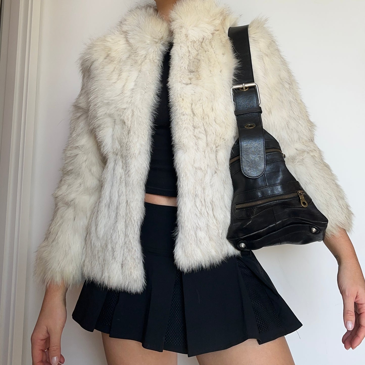 Chloé AW2003 Black Leather Camera Bag
