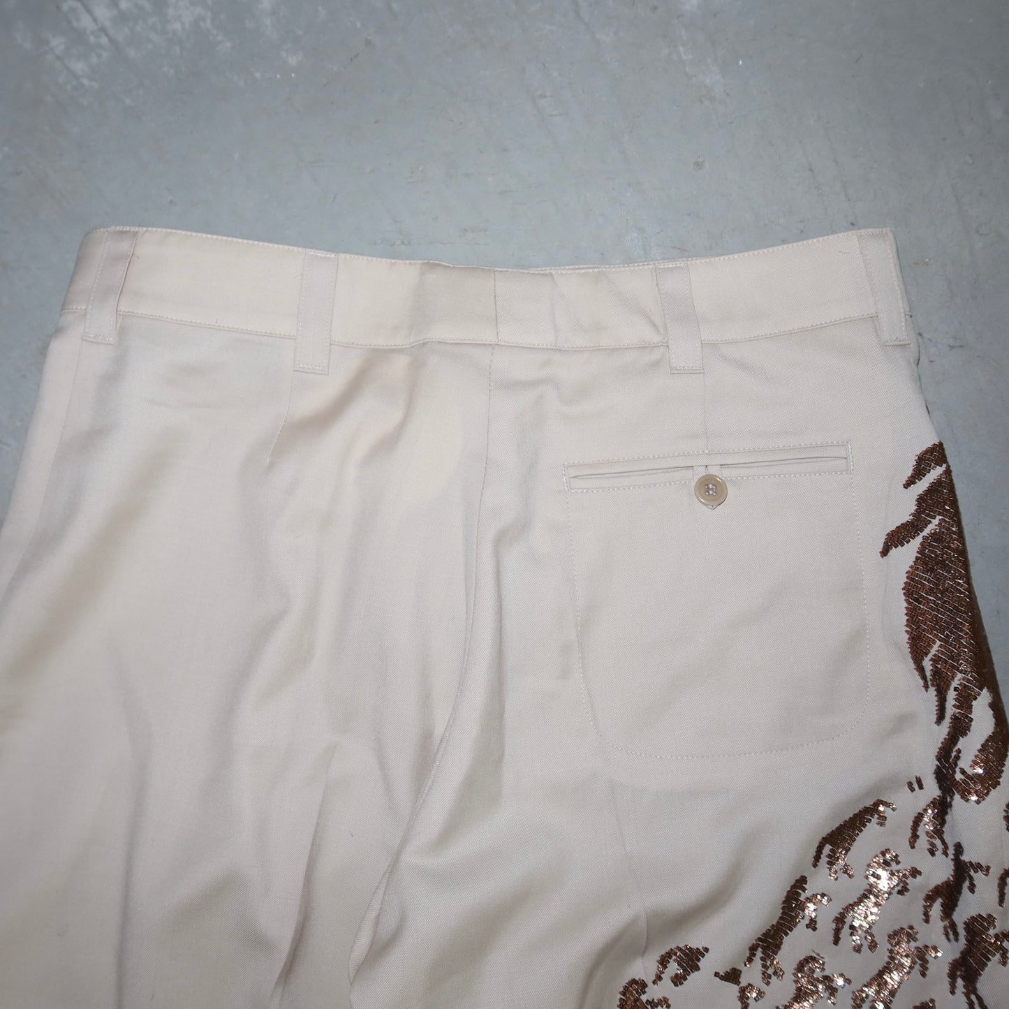 Chloé Rare SS2001 Sequin Horse Trousers (BNWT)