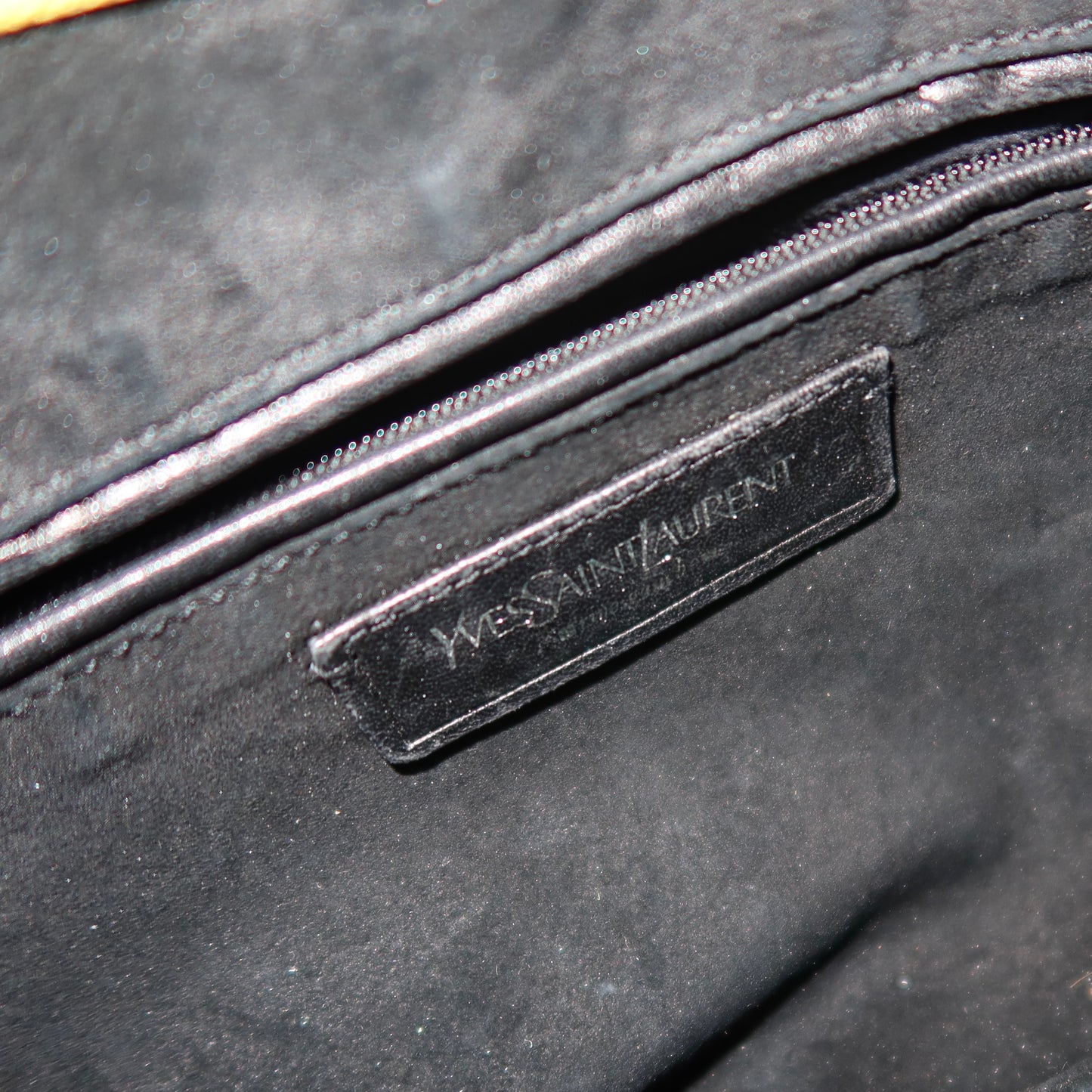 YSL Green Leather Nadja Bag