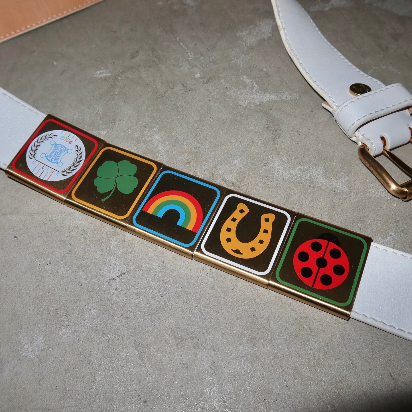 Celine 2004 Olympics Boy Scout Belt