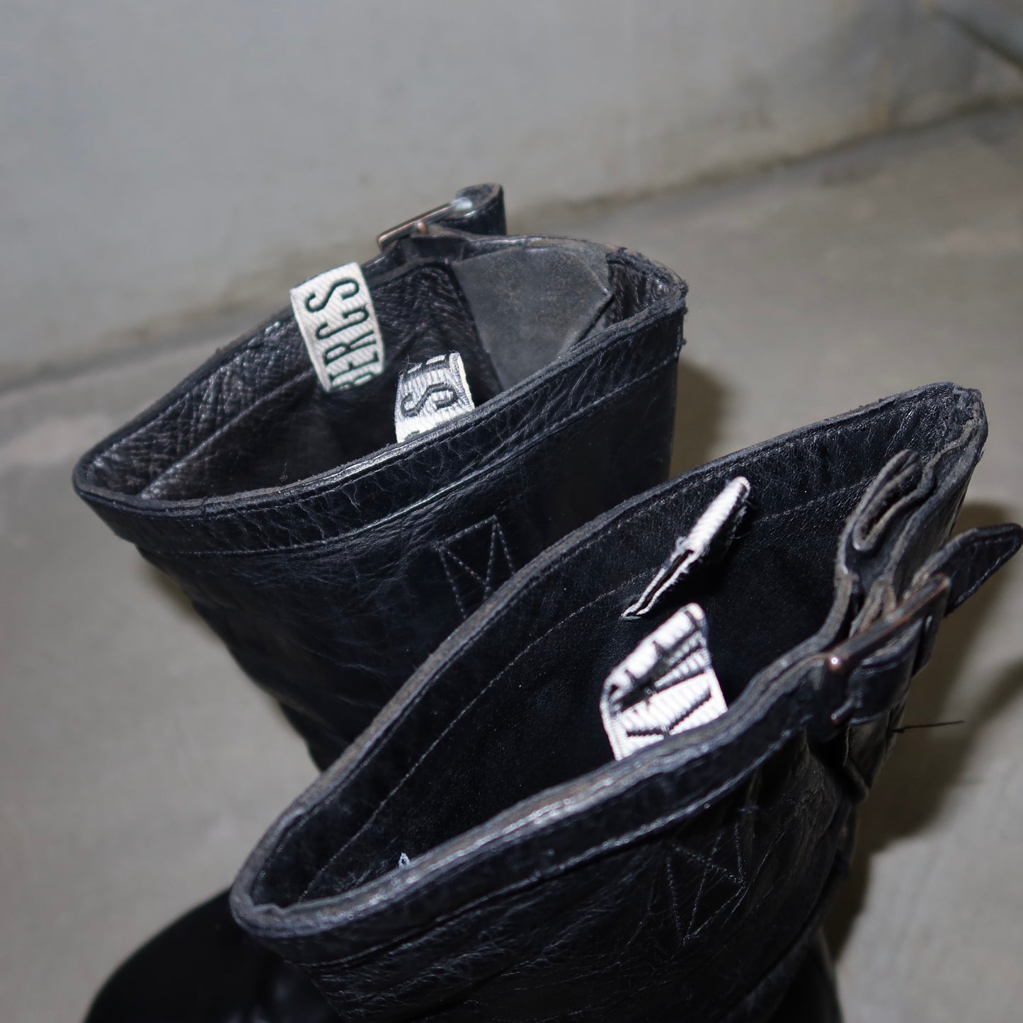 Dirk Bikkembergs Leather Motorcycle Boots (40)
