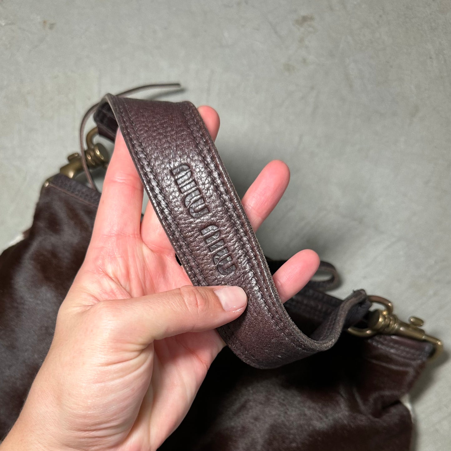 Miu Miu Cowhide Handbag