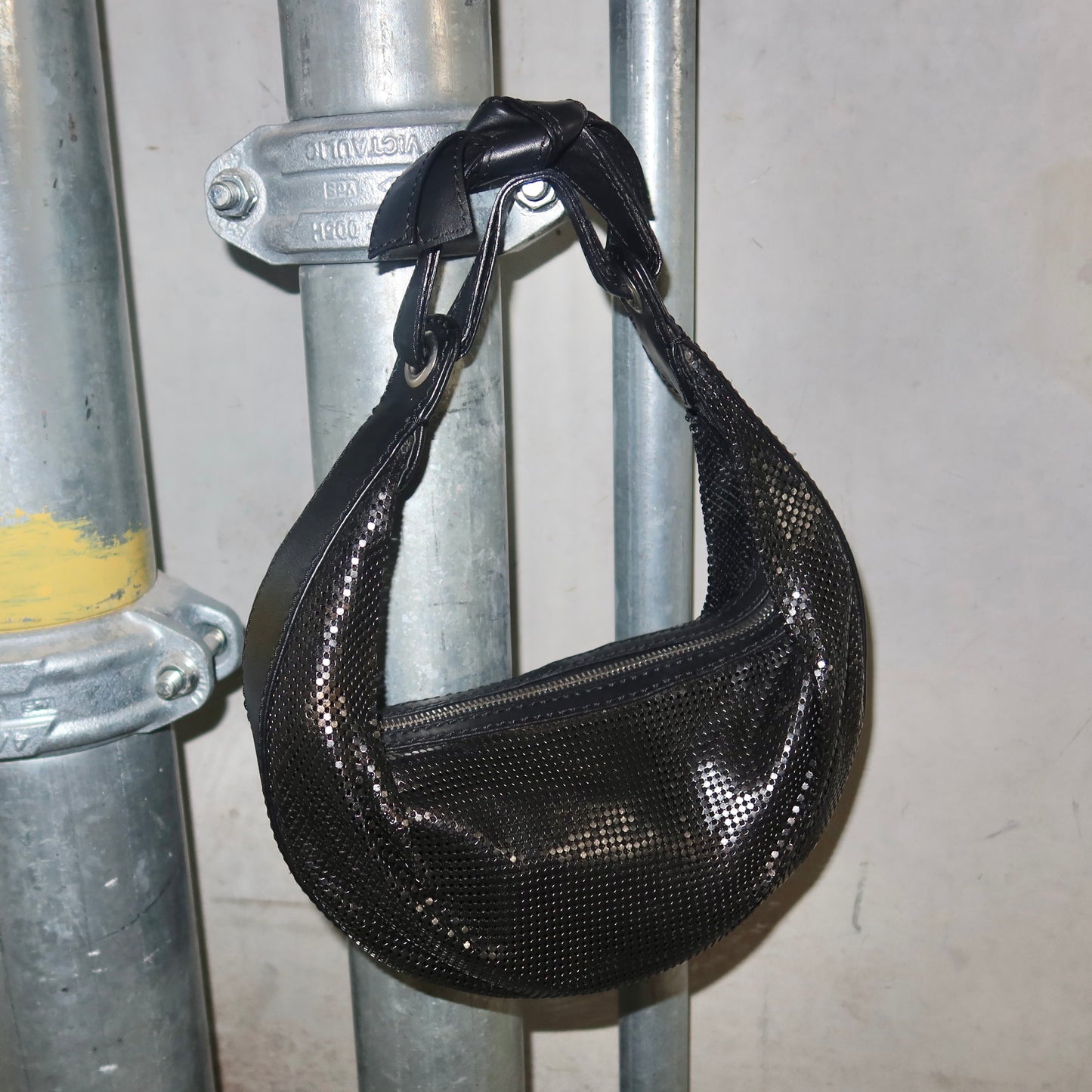Chloé Black Chainmail Hobo Bag
