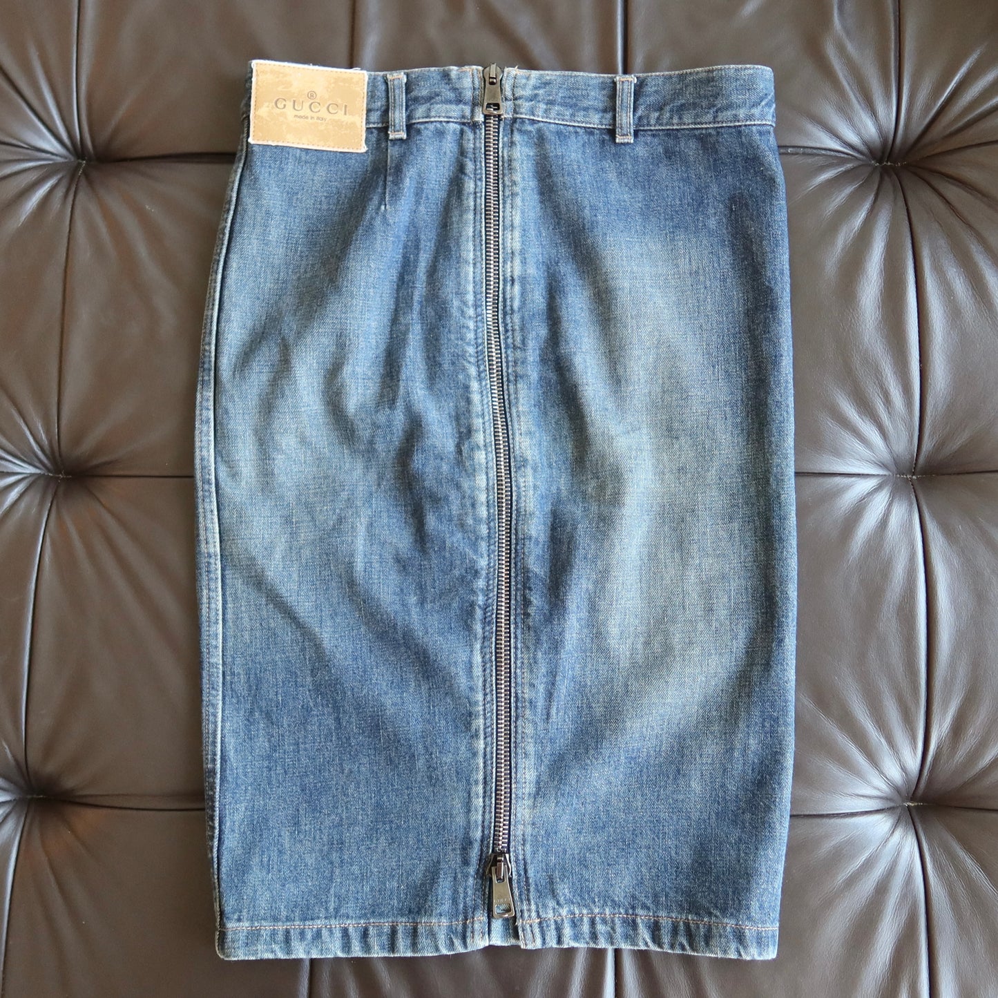 Gucci 2001 Denim Skirt