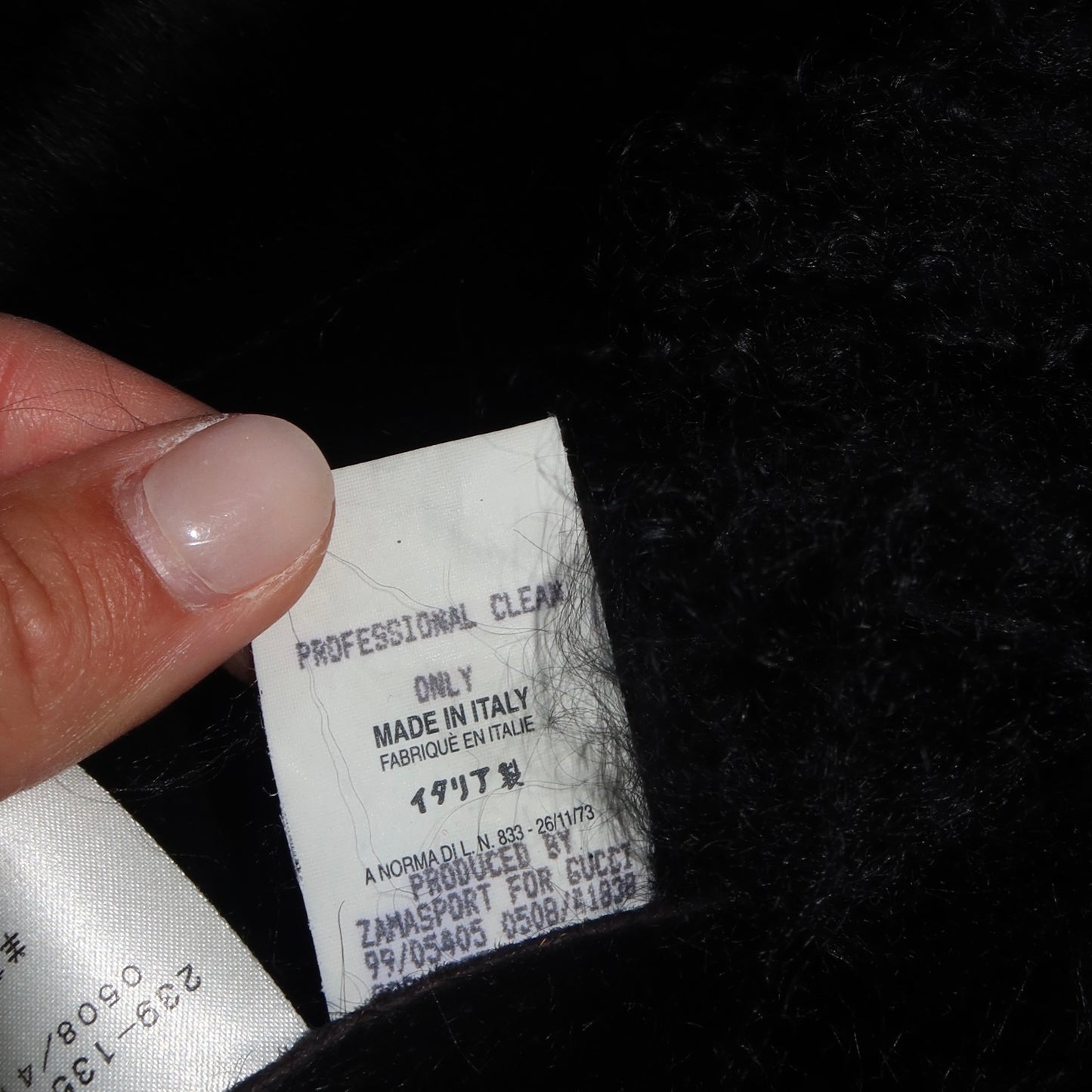 Gucci AW1999 Mongolian Fur and Suede Coat