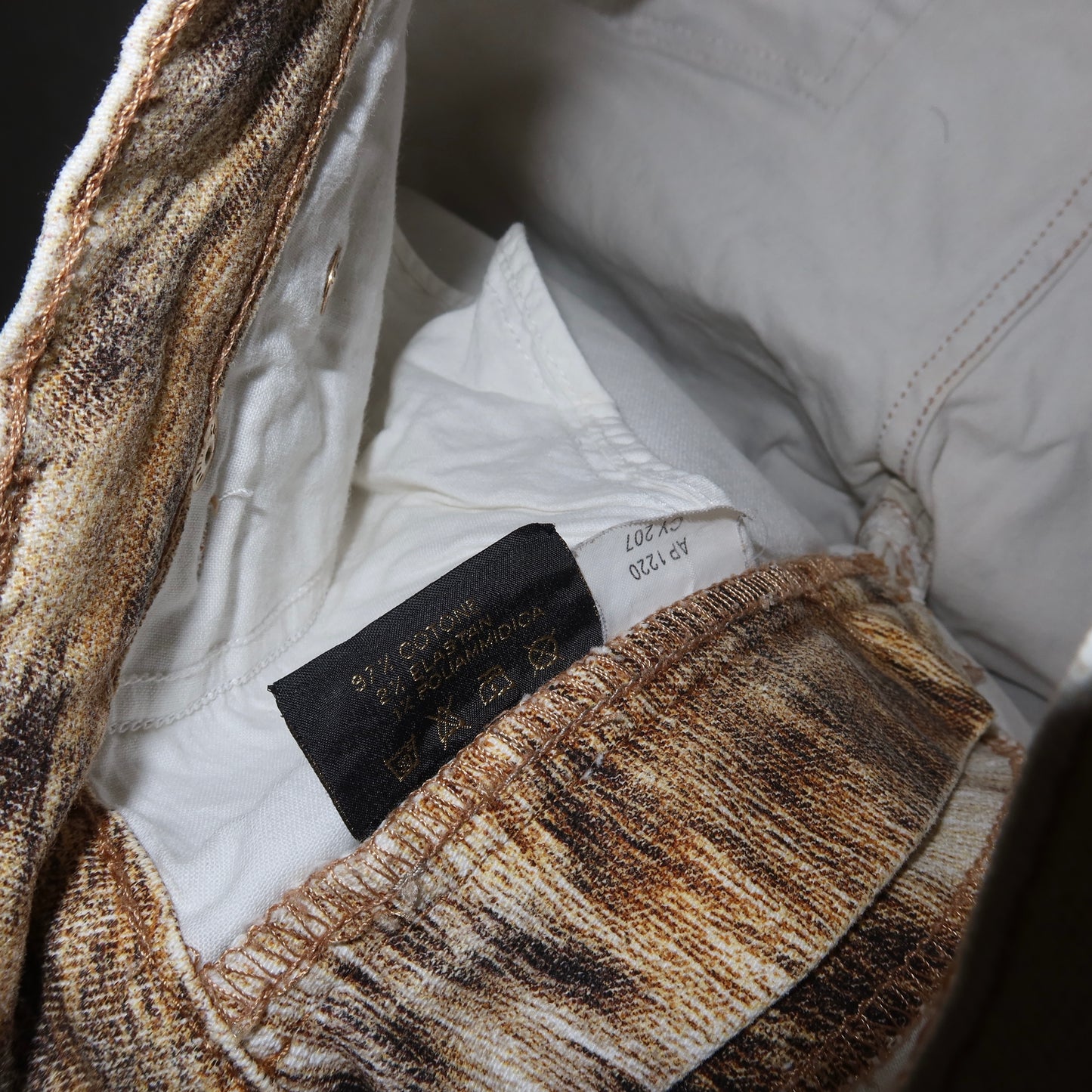 Roberto Cavalli Leopard Print Jeans