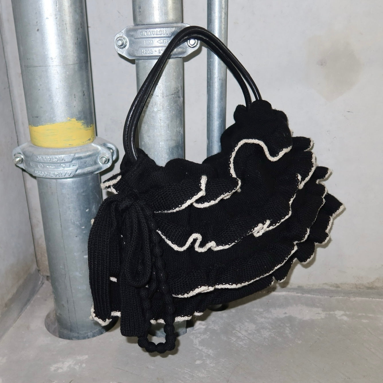 Sonia Rykiel Knitted Domino Bag