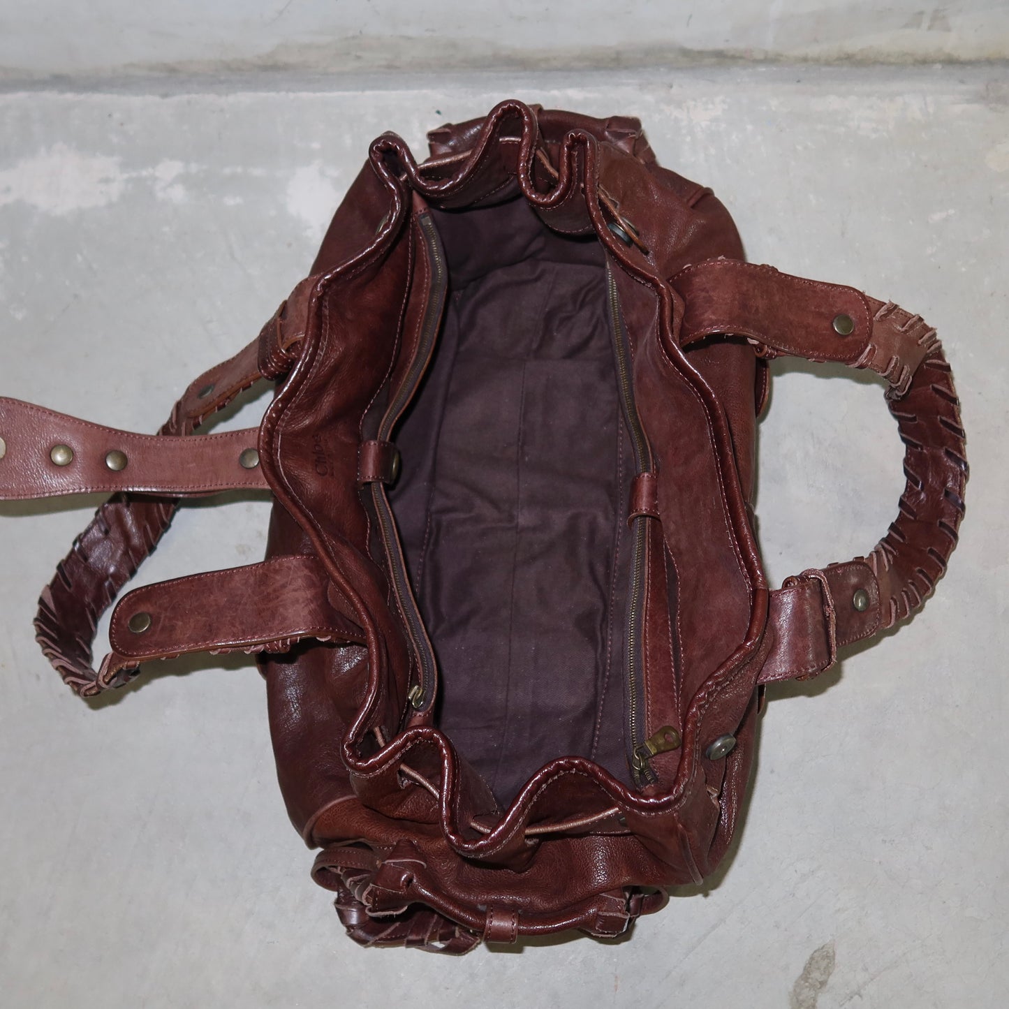 Chloé Large Brown Leather Silverado Bag