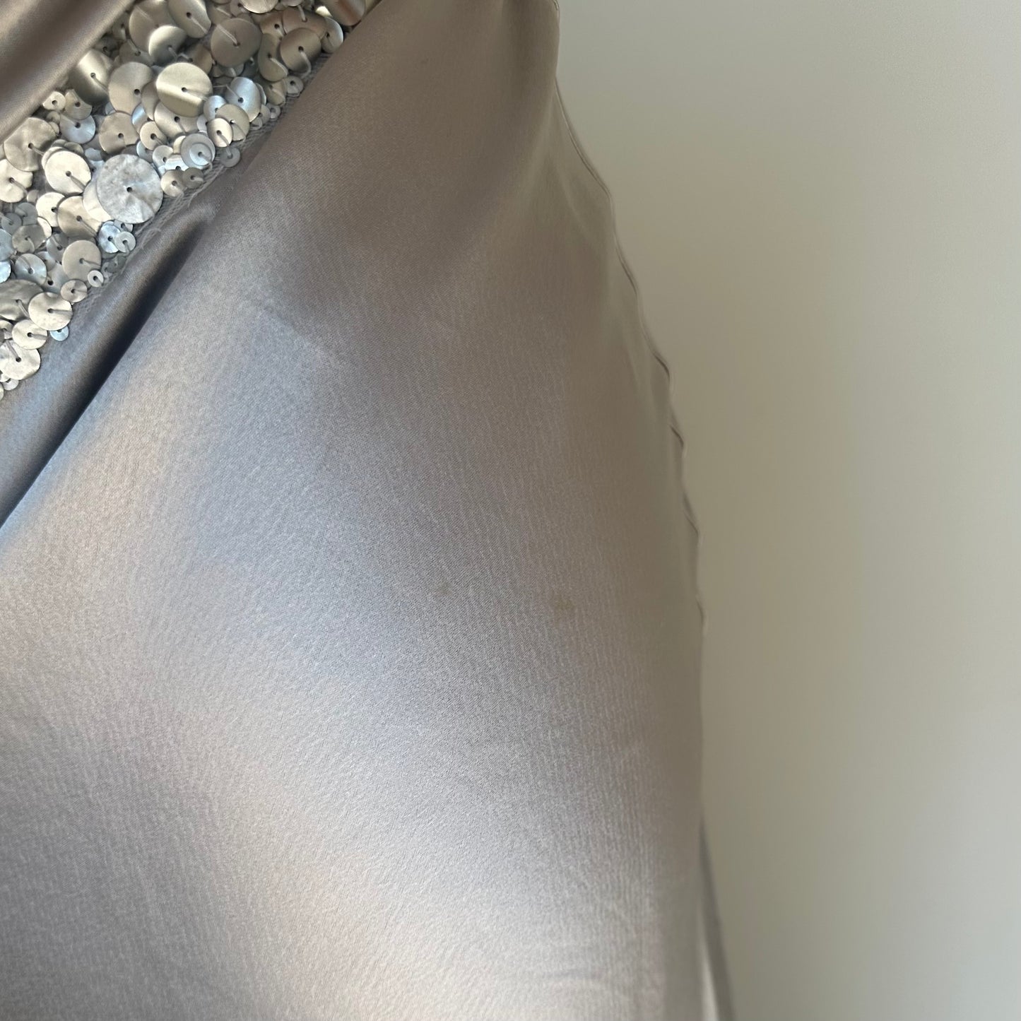 Vera Wang Silver Dress (seen on Blair Waldorf in Gossip Girl pilot ep)