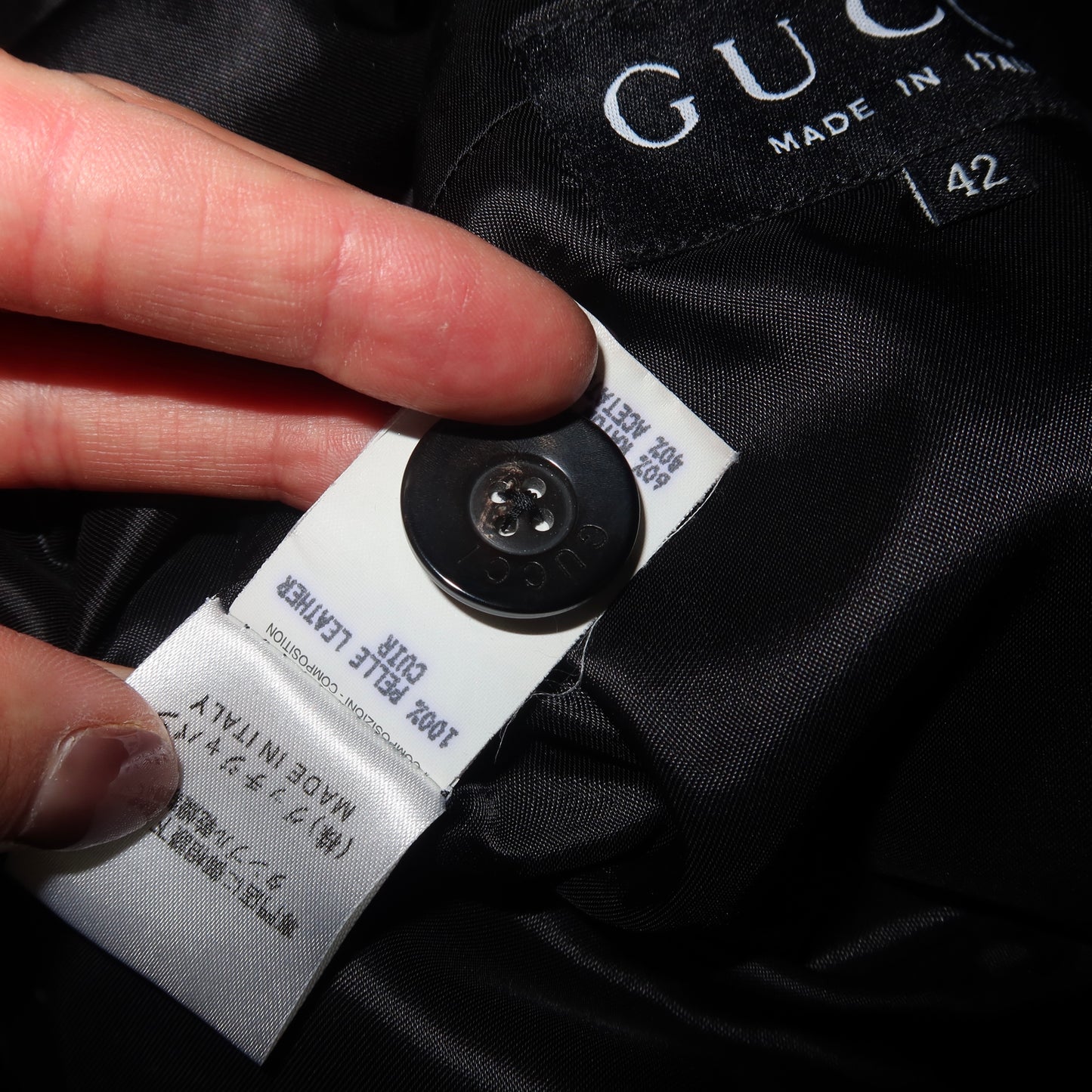 Gucci by Tom Ford AW1998 Leather Blazer