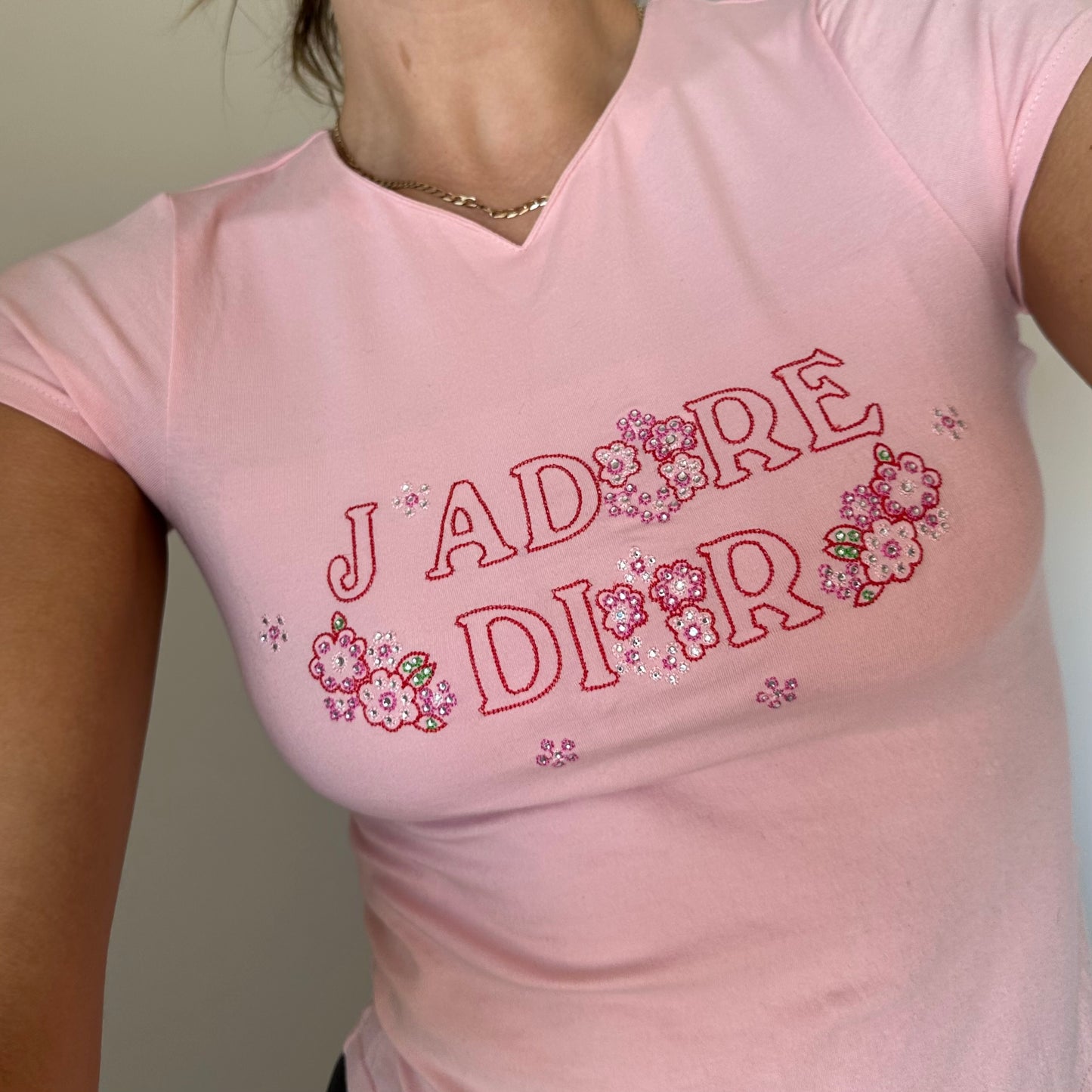 Dior Kids J’Adore Dior Baby Tee