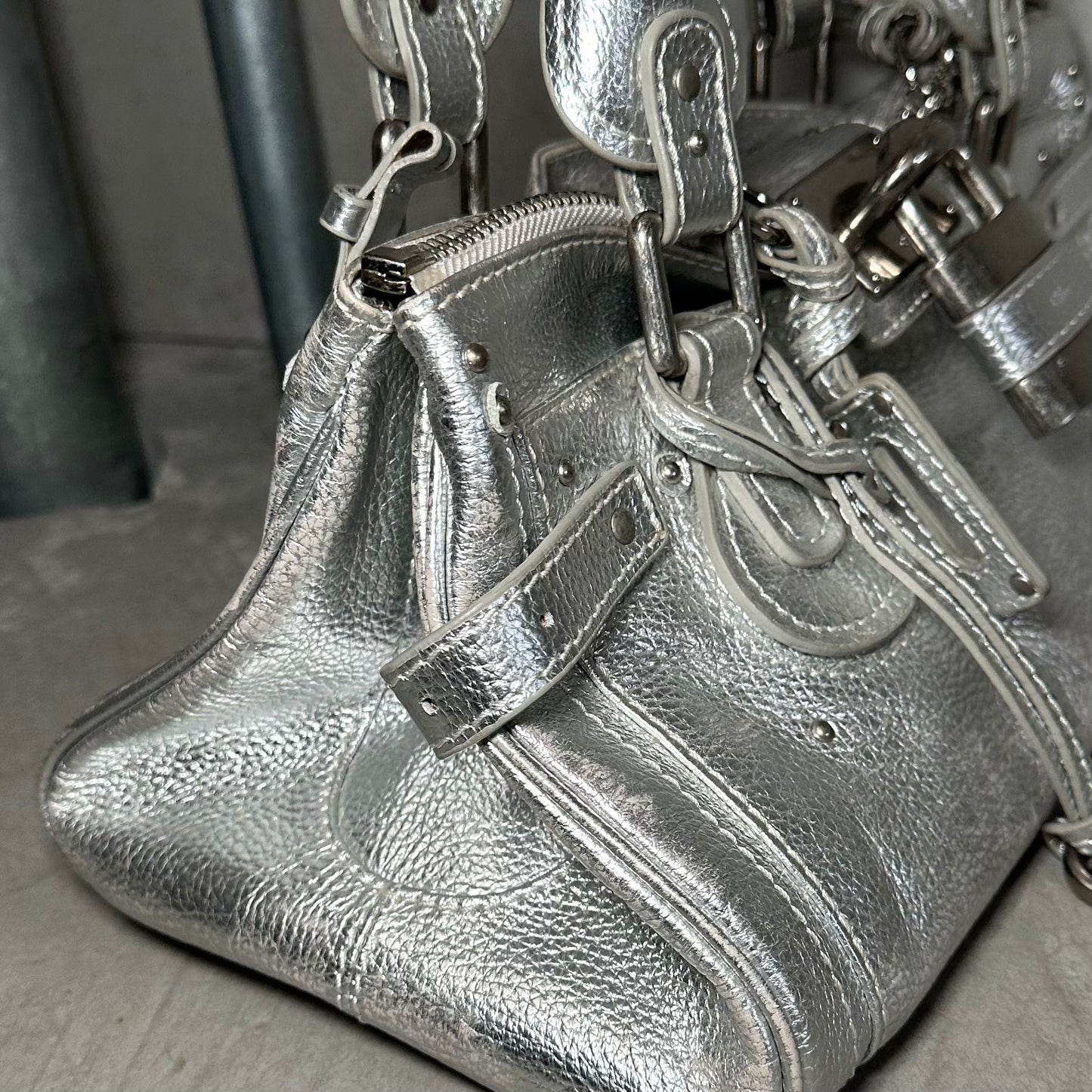 Chloé Silver Paddington Bag