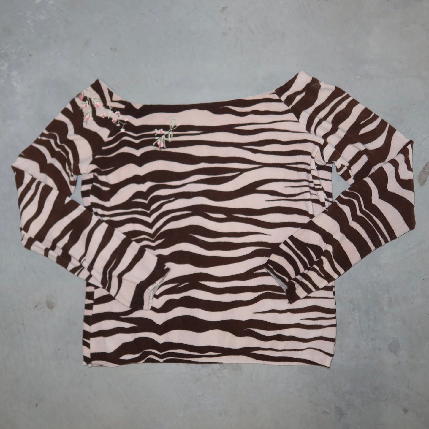 Blumarine SS2000 Zebra Cardigan