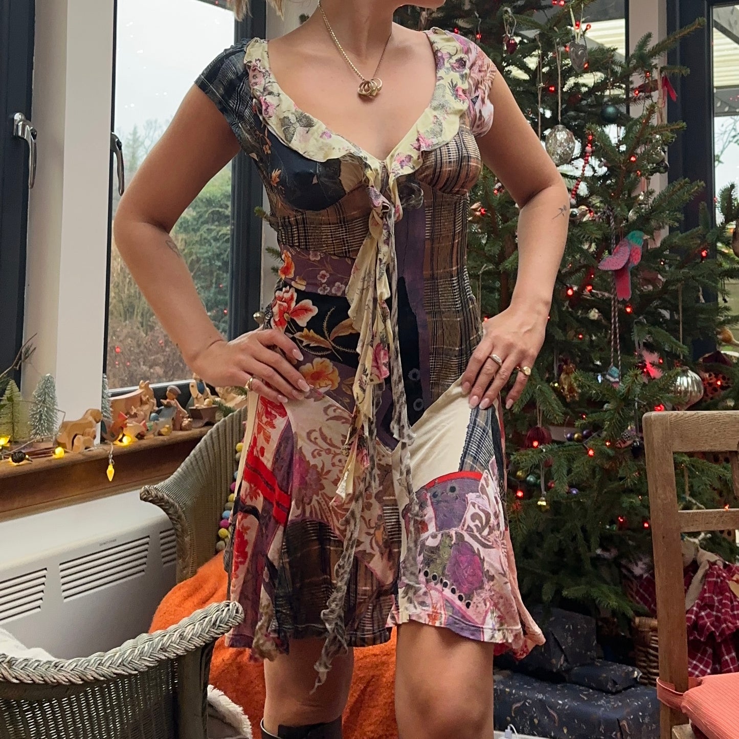 Just Cavalli Rare Patchwork Dress