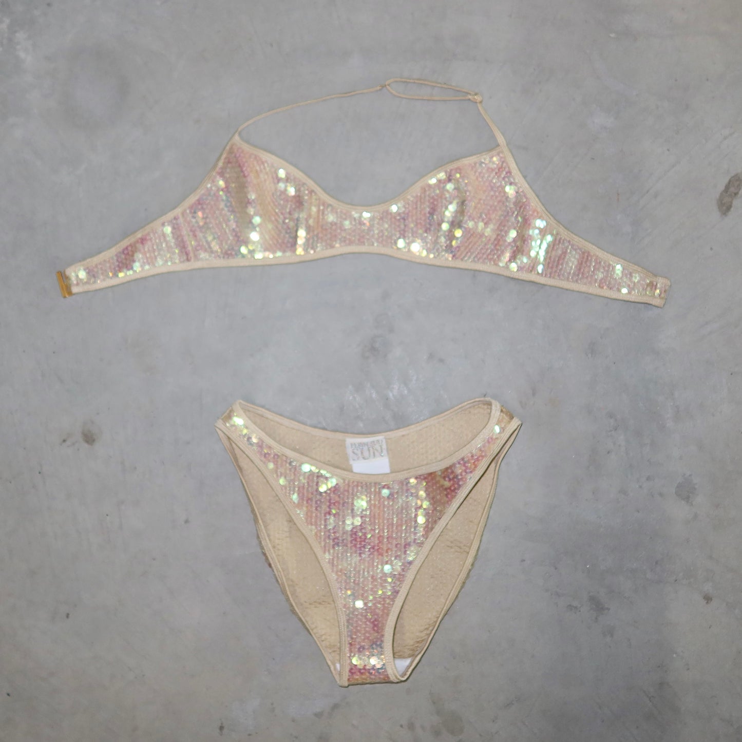 Plein Sud Iridescent Sequin Bikini