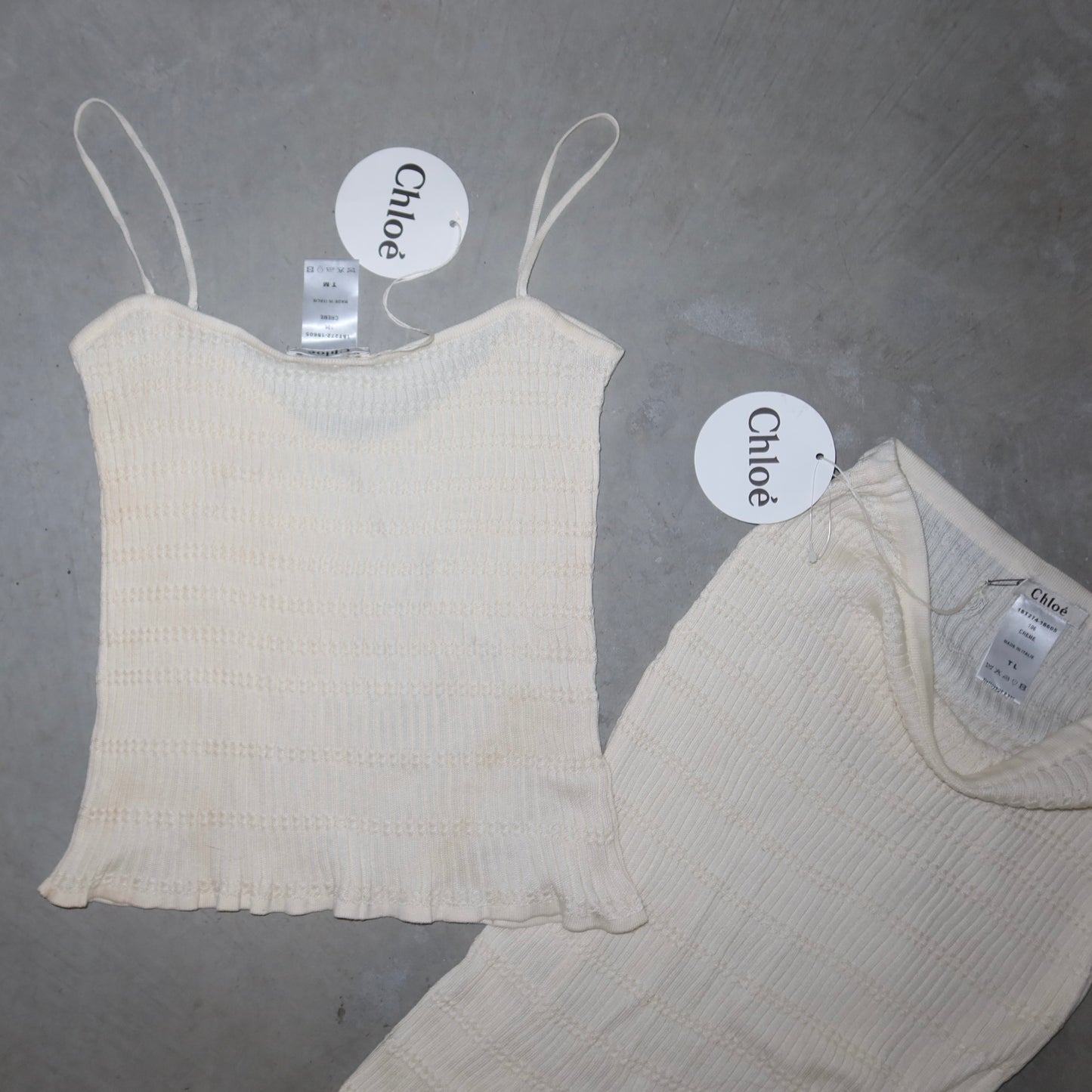 Chloé SS2001 Knitted Set (BNWT)
