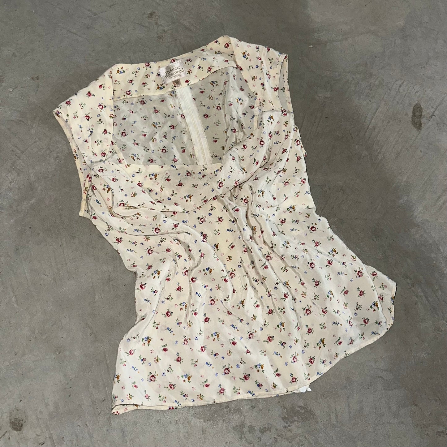 Vivienne Westwood Couture Silk Floral Top