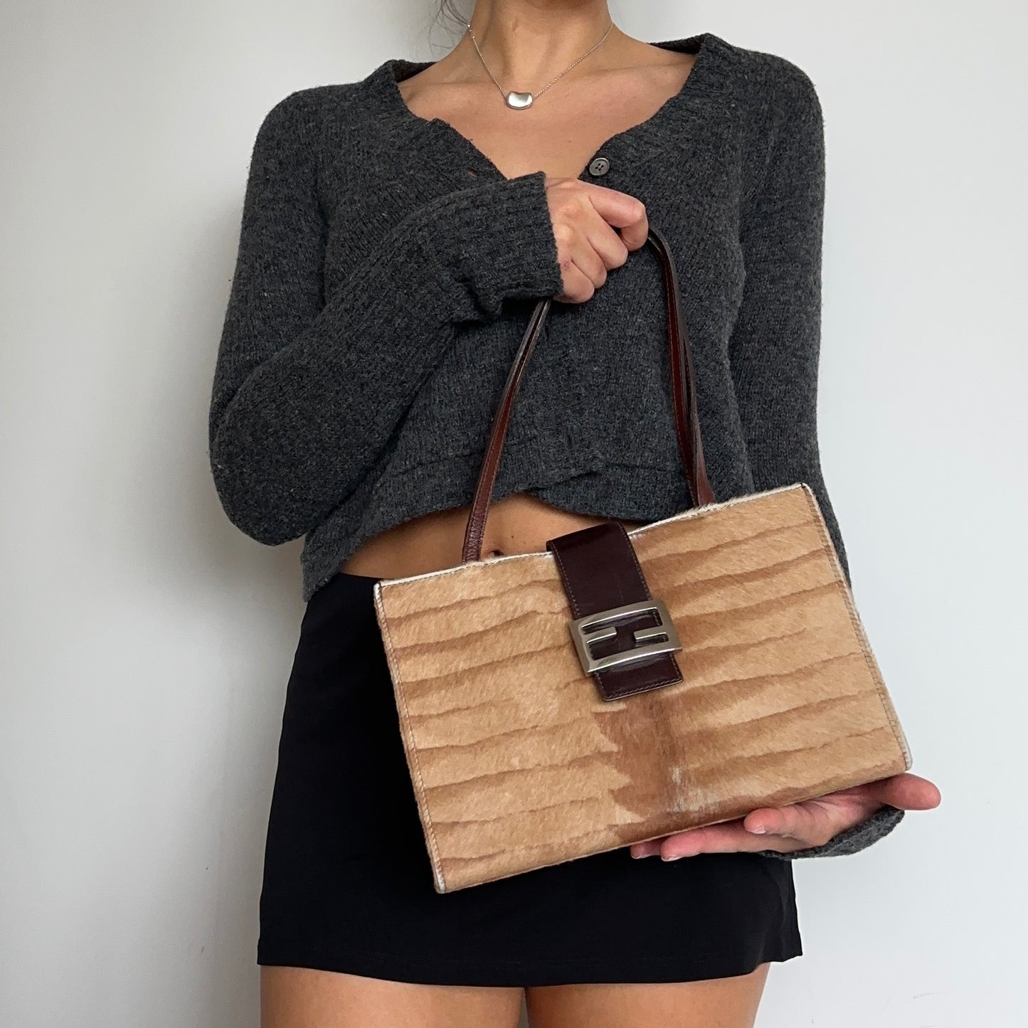 Fendi Brown Cowhide Bag