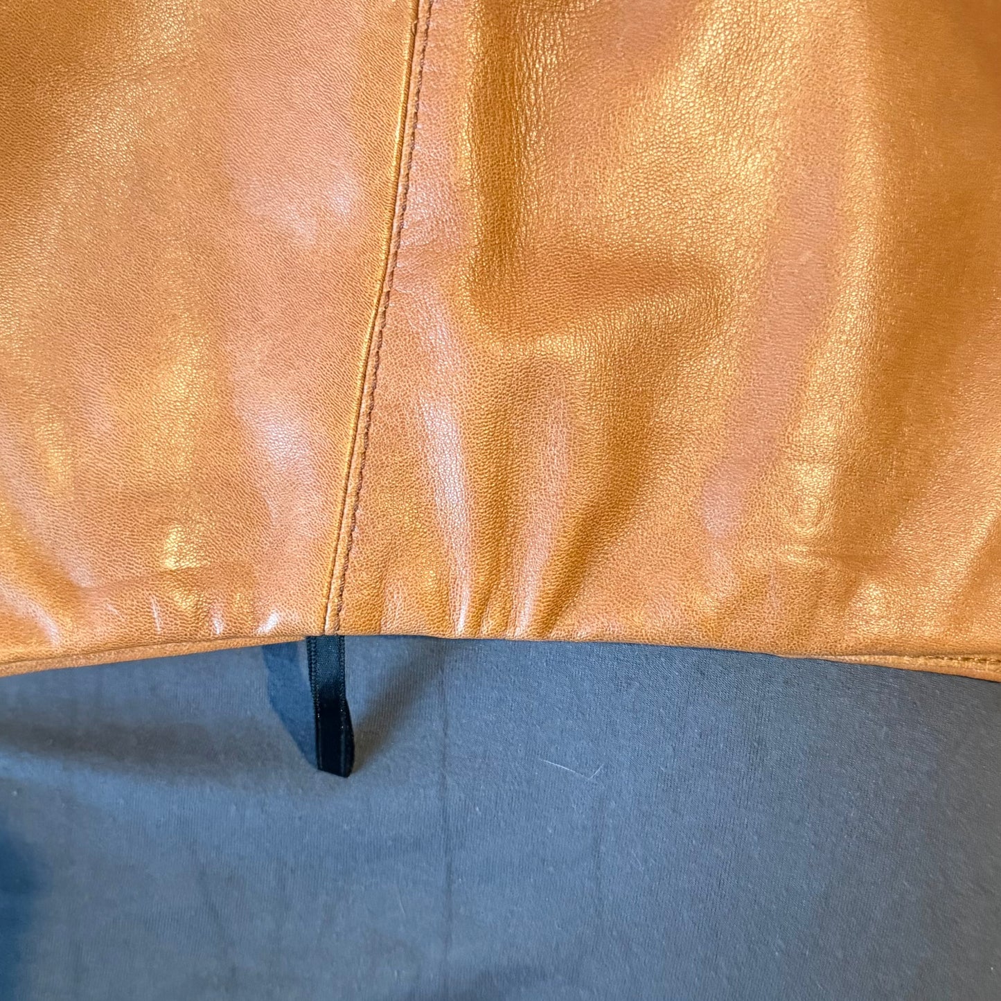 DKNY Leather Skirt