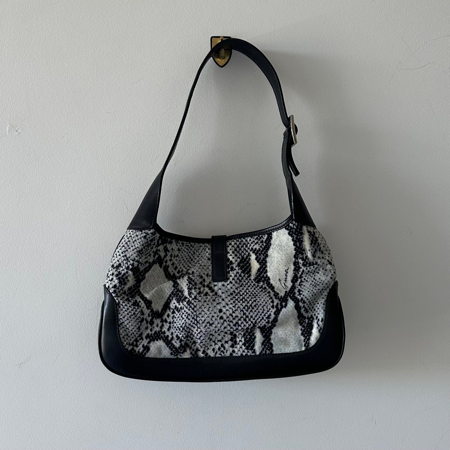 Gucci by Tom Ford Snake Print Jackie Bag