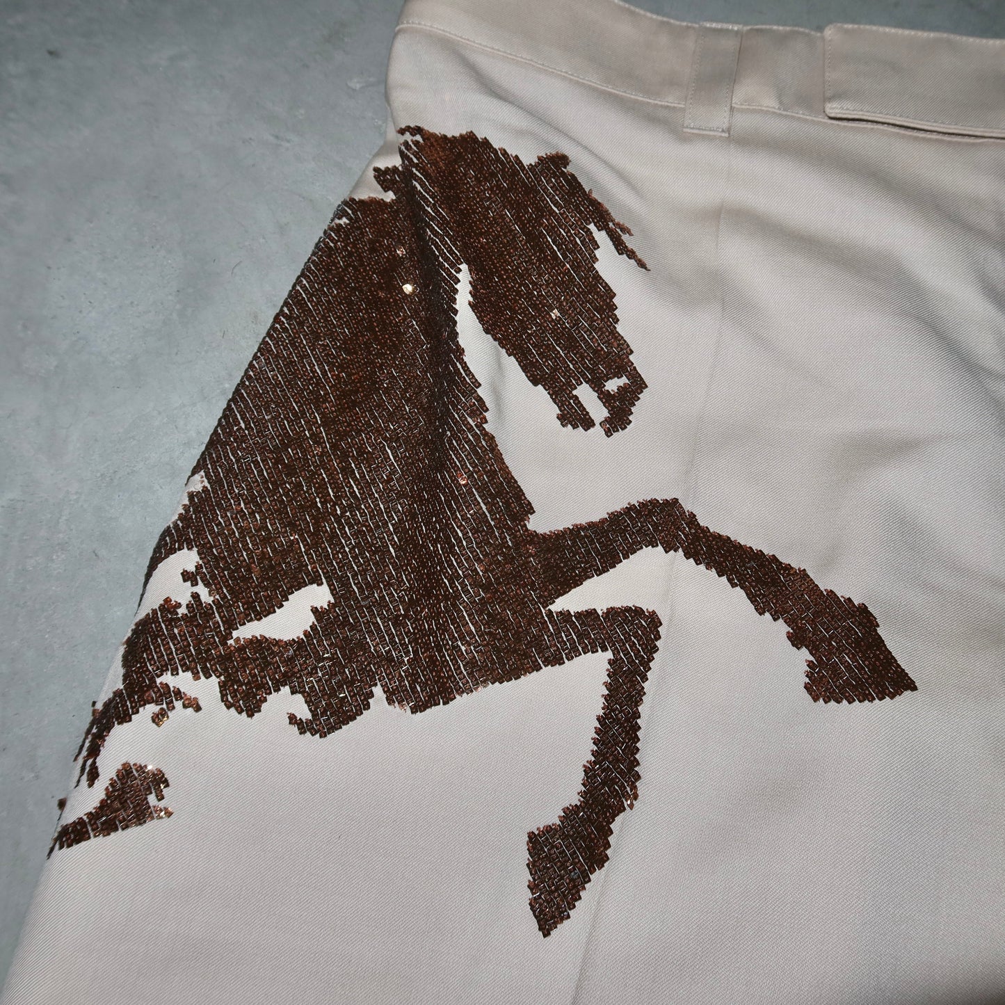 Chloé Rare SS2001 Sequin Horse Trousers (BNWT)