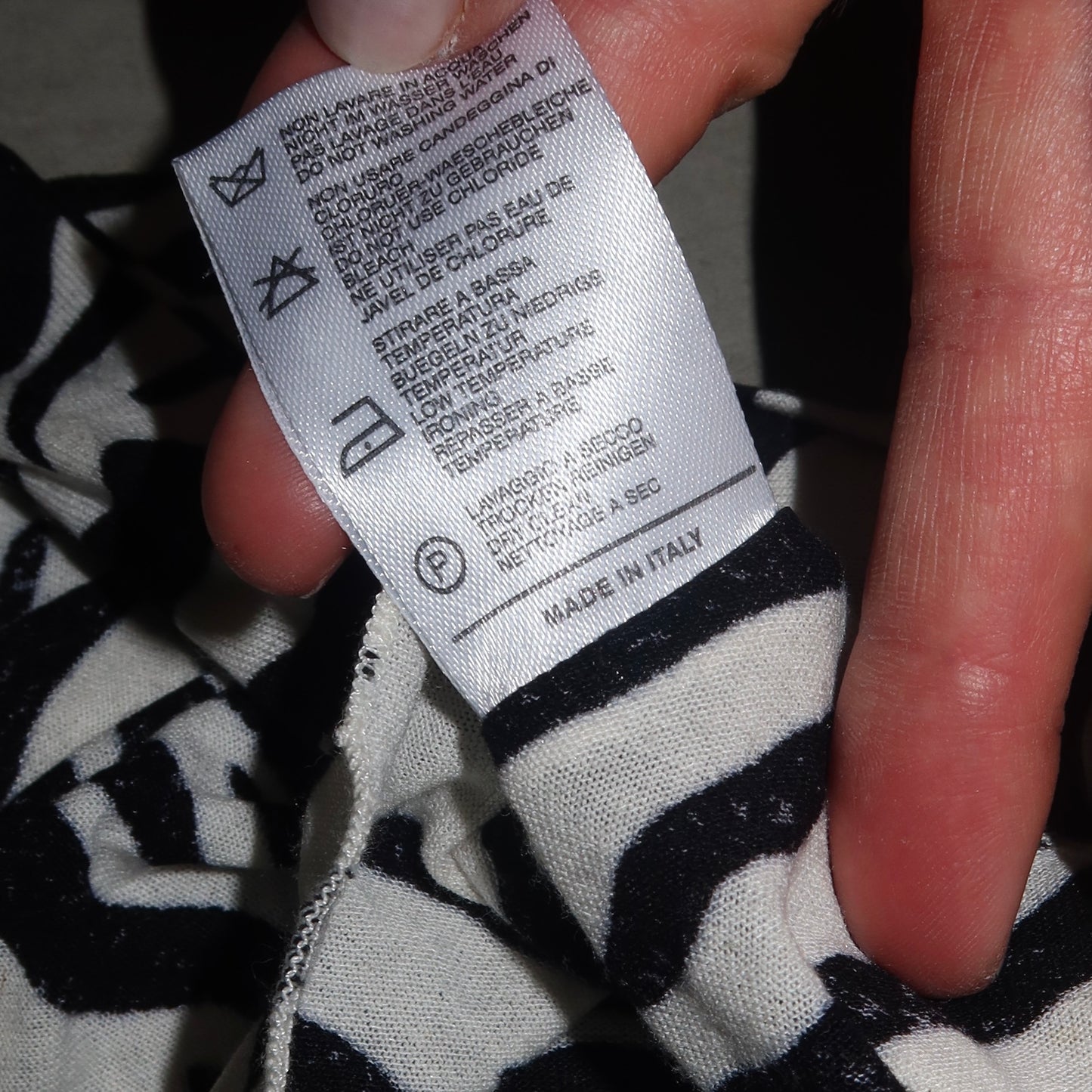 Anna Molinari Couture Zebra Top