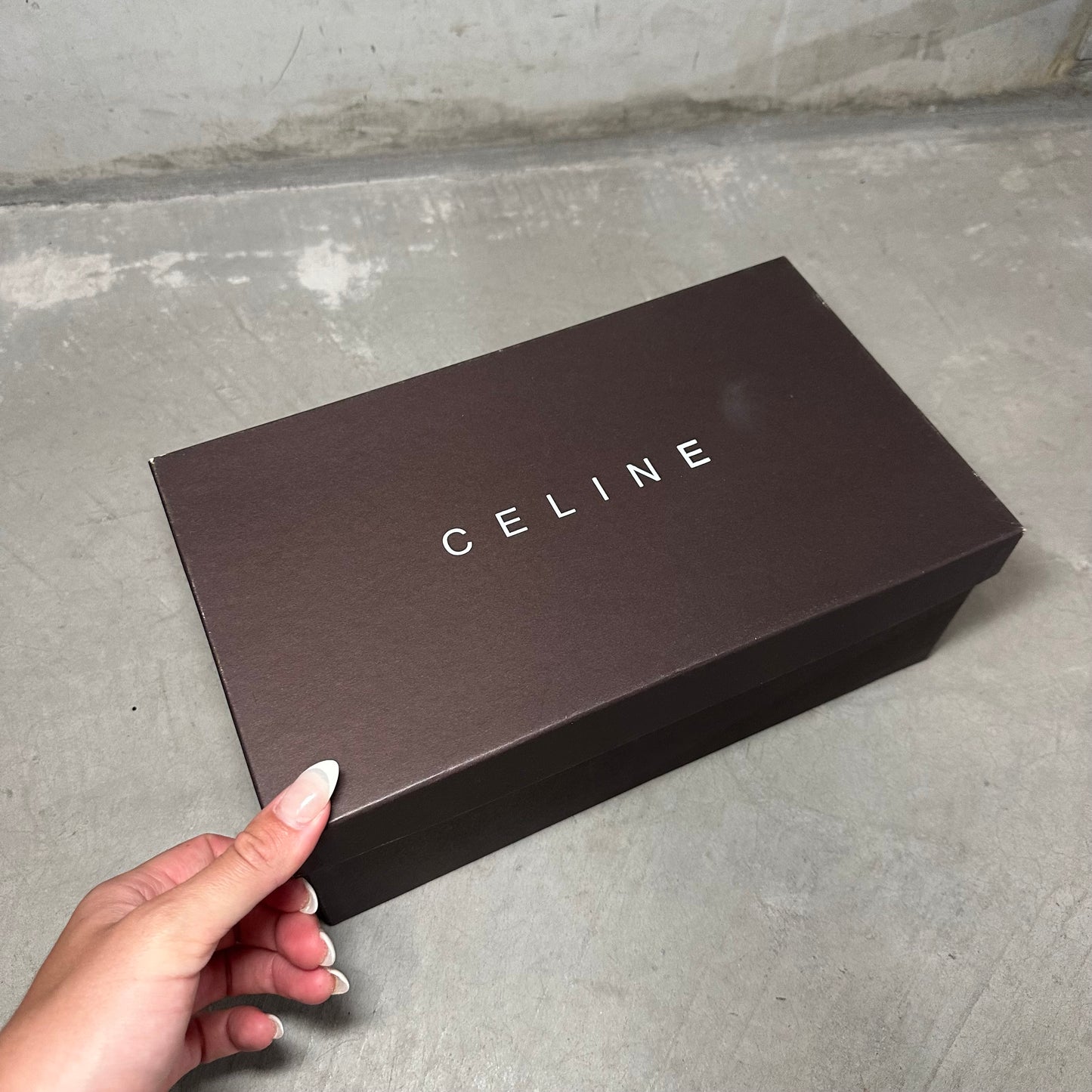 Celine Brown Leather Heels