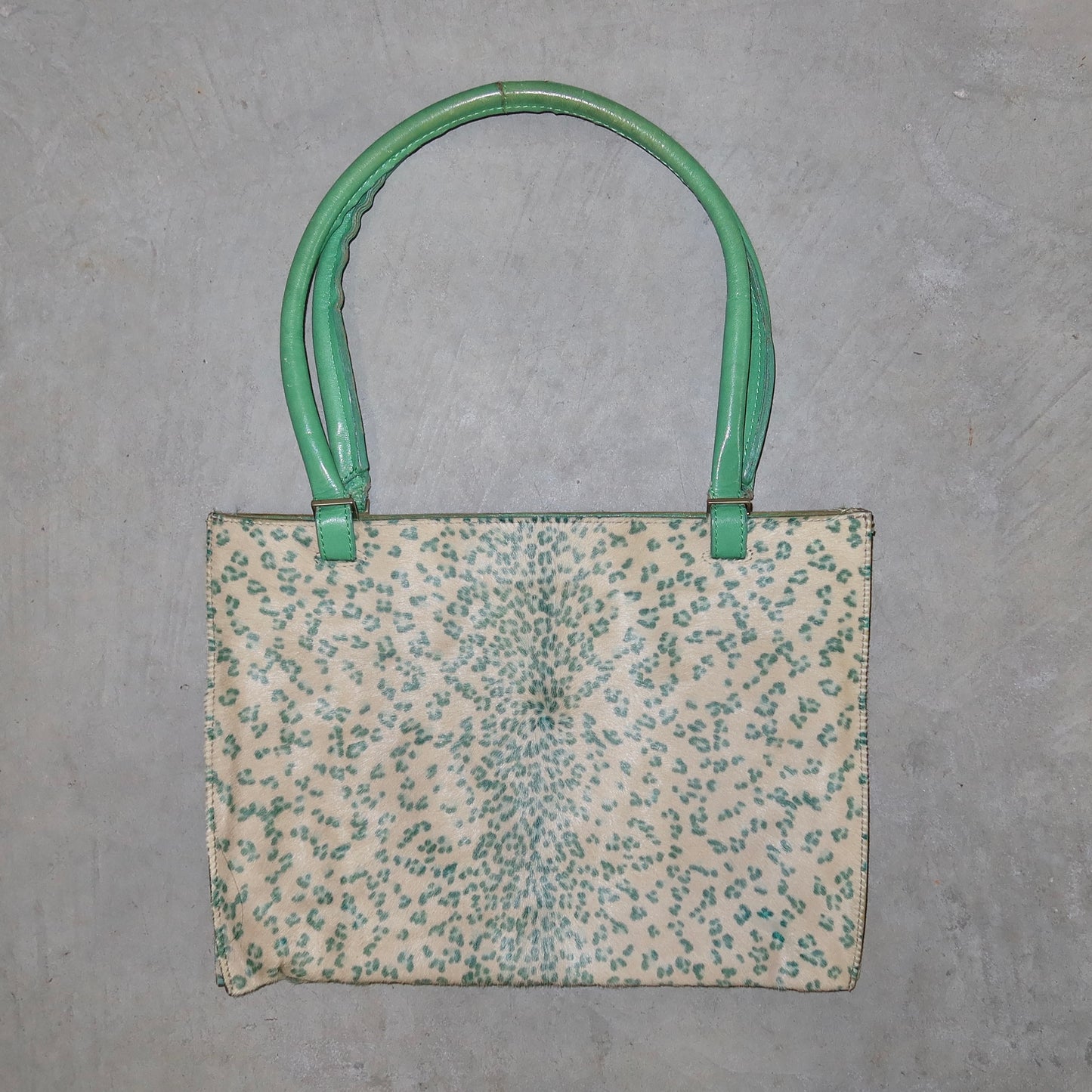 Bottega Veneta SS2000 Leopard Print Cowhide Tote