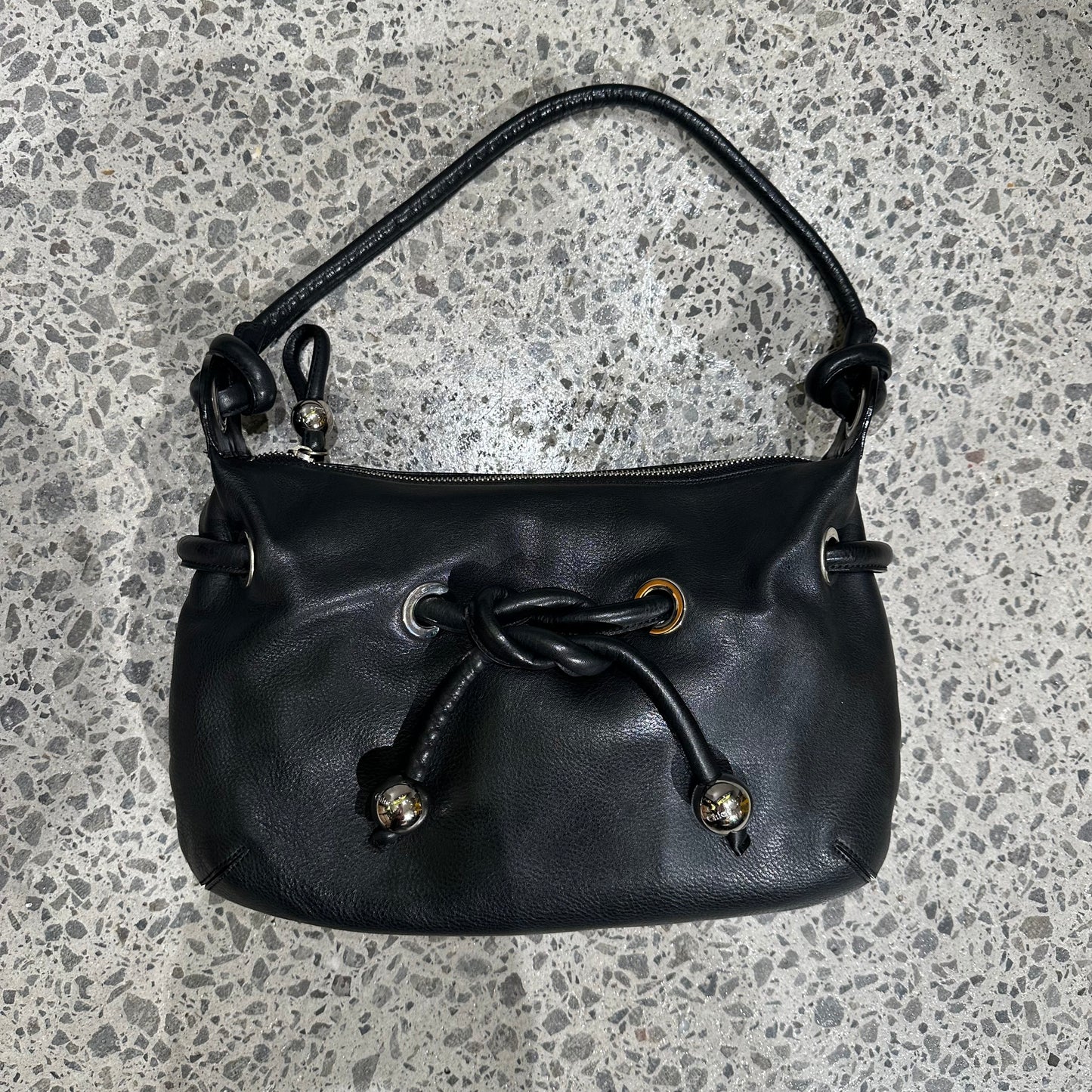 Chloe Black Leather Knots Bag