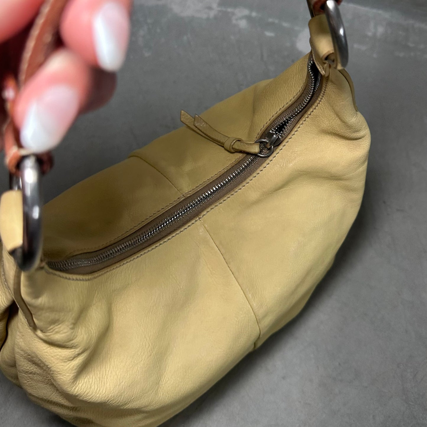 Miu Miu Yellow Leather Bag