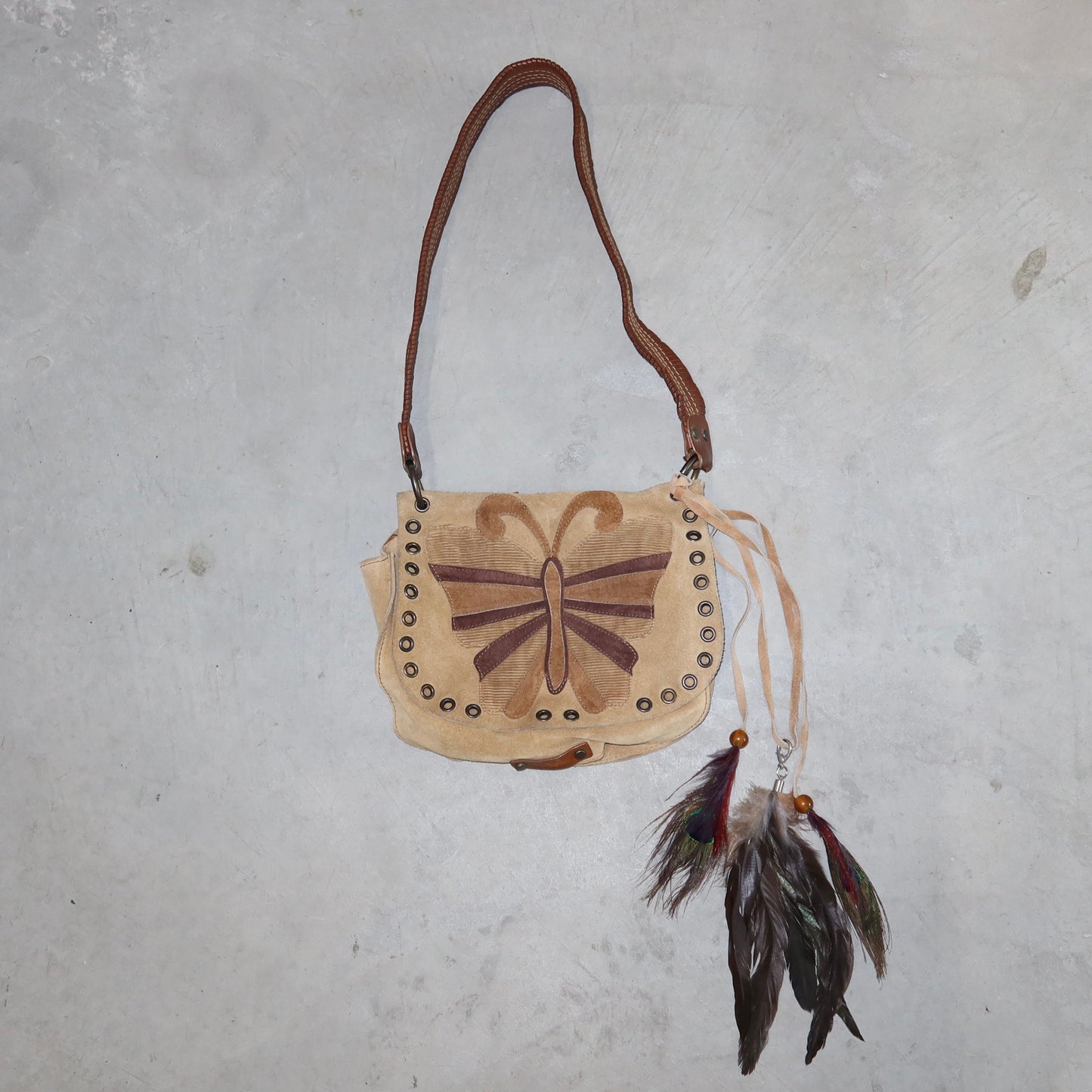 Dolce & Gabbana Rare Suede Butterfly Bag