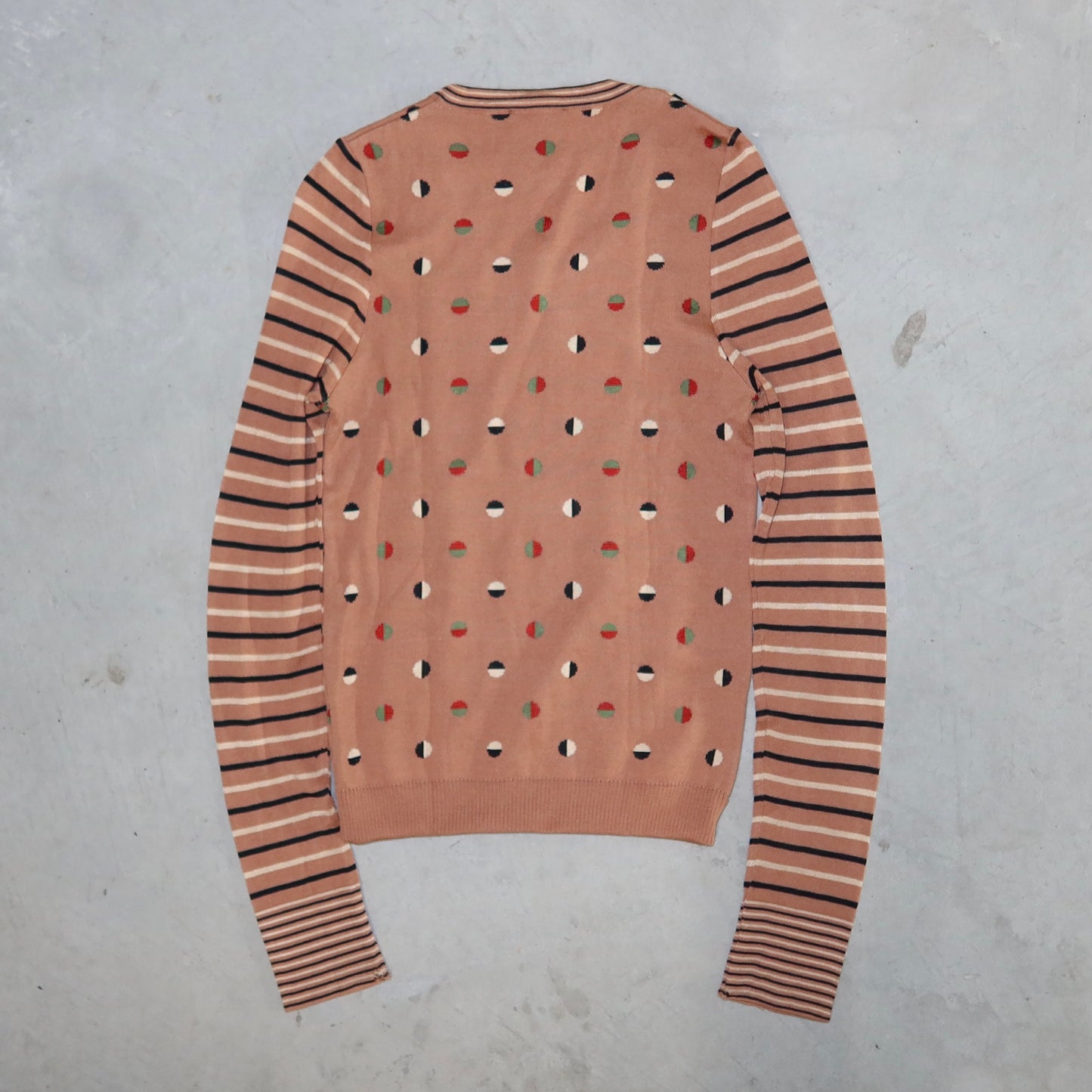 Chloé AW2002 Spots and Stripes Jumper