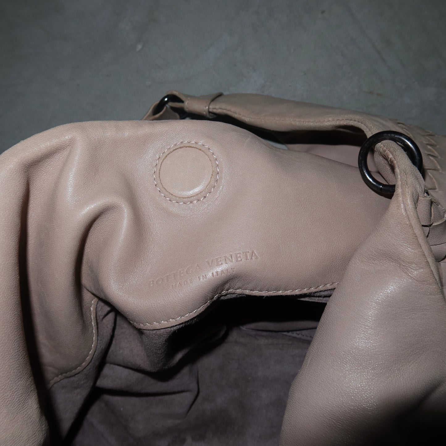 Bottega Veneta Intrecciato Campana Bag