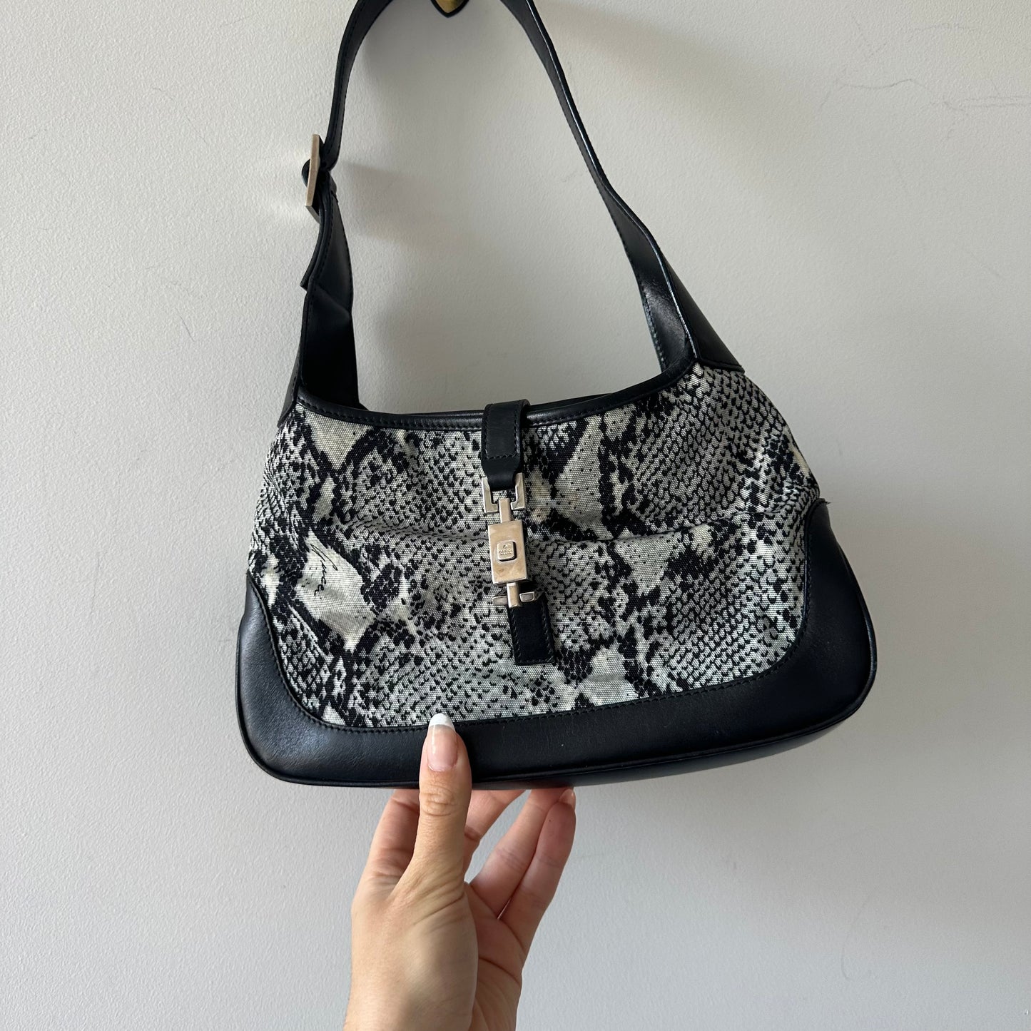 Gucci by Tom Ford Snake Print Jackie Bag