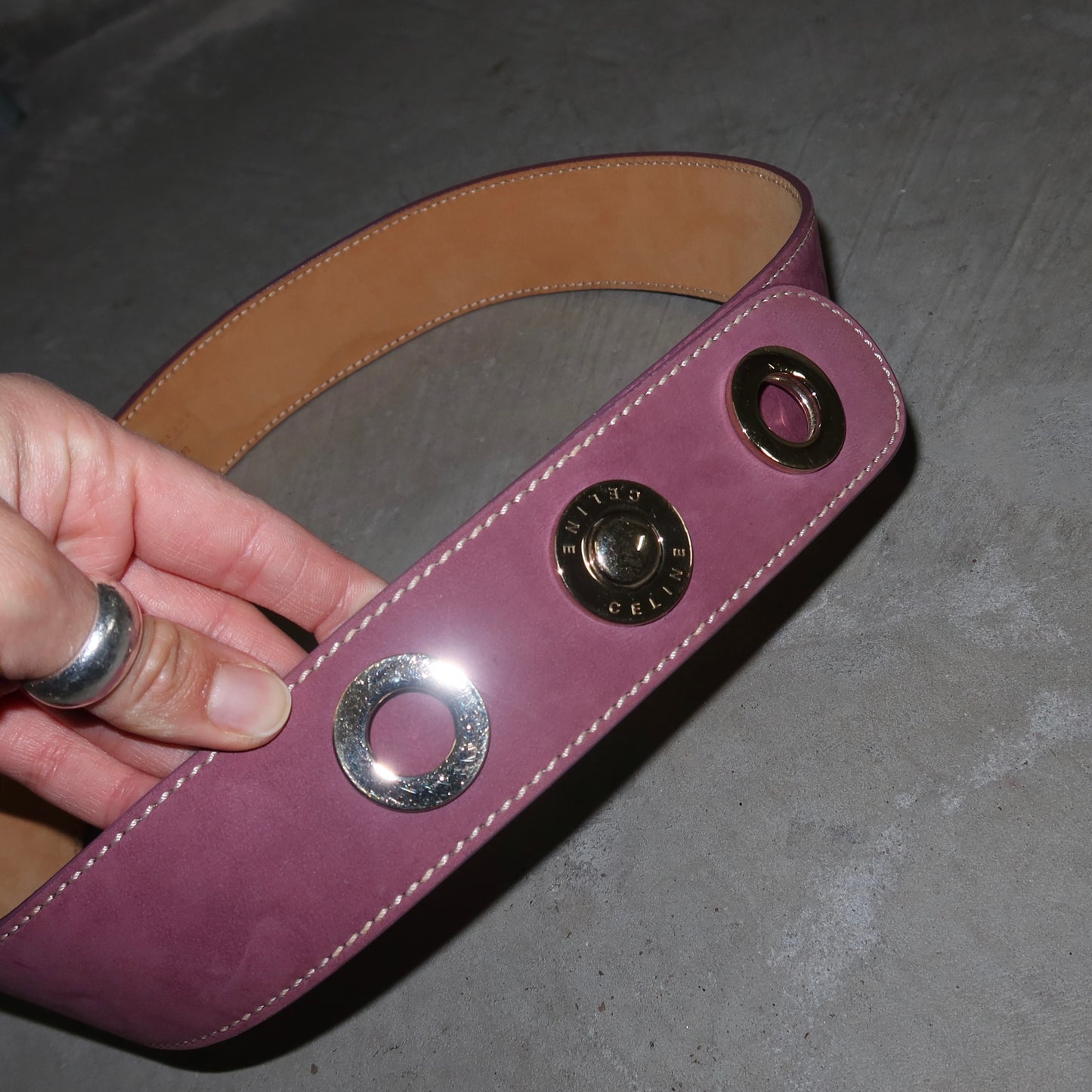 Celine Suede Belt