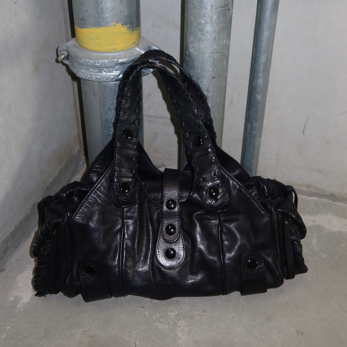 Chloé Black Leather Large Silverado