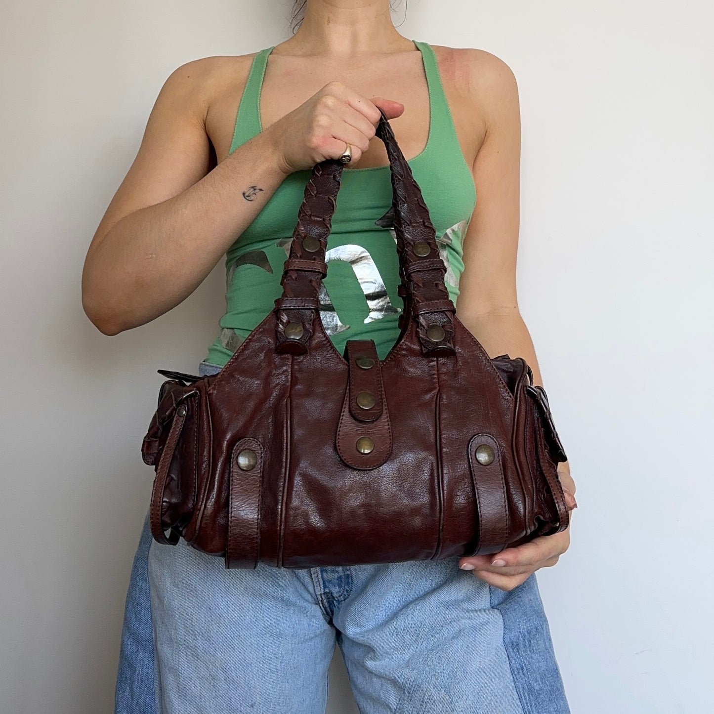 Chloé Brown Leather Silverado