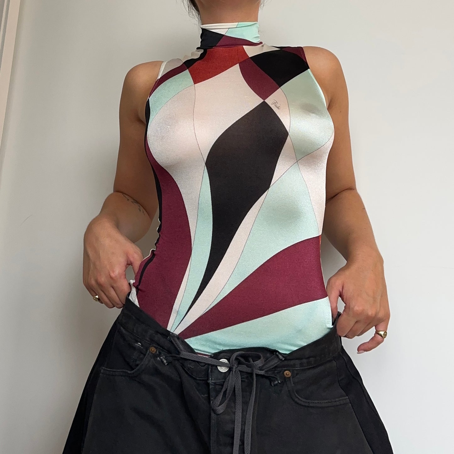 Emilio Pucci X Wolford Printed Bodysuit