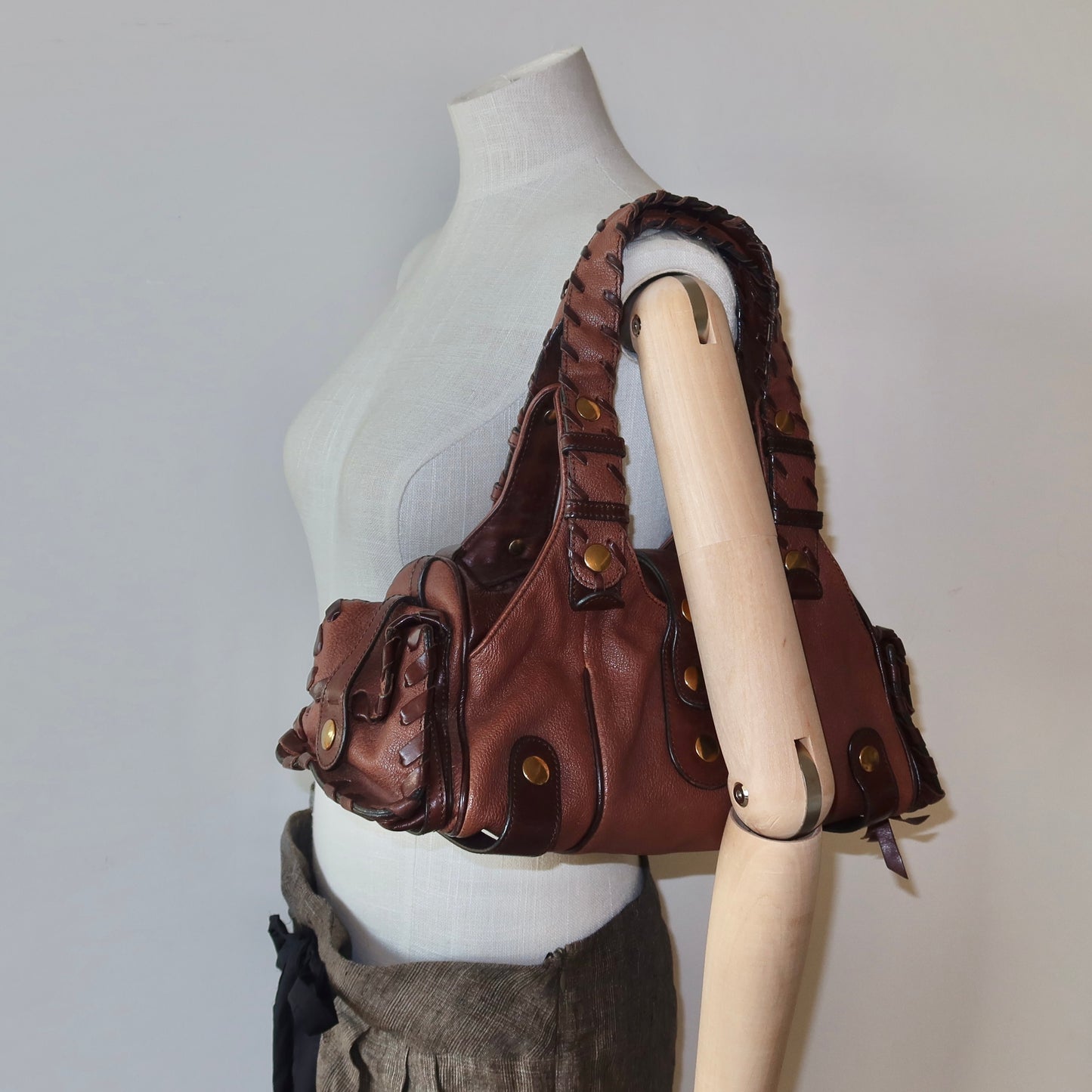 Chloé Brown Leather Silverado