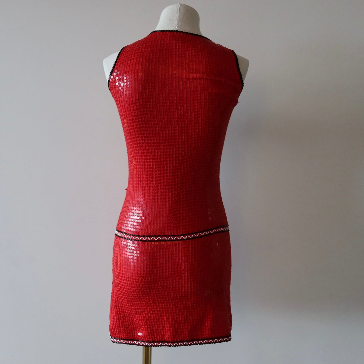 Plein Sud Sequin Basketball Mini Dress