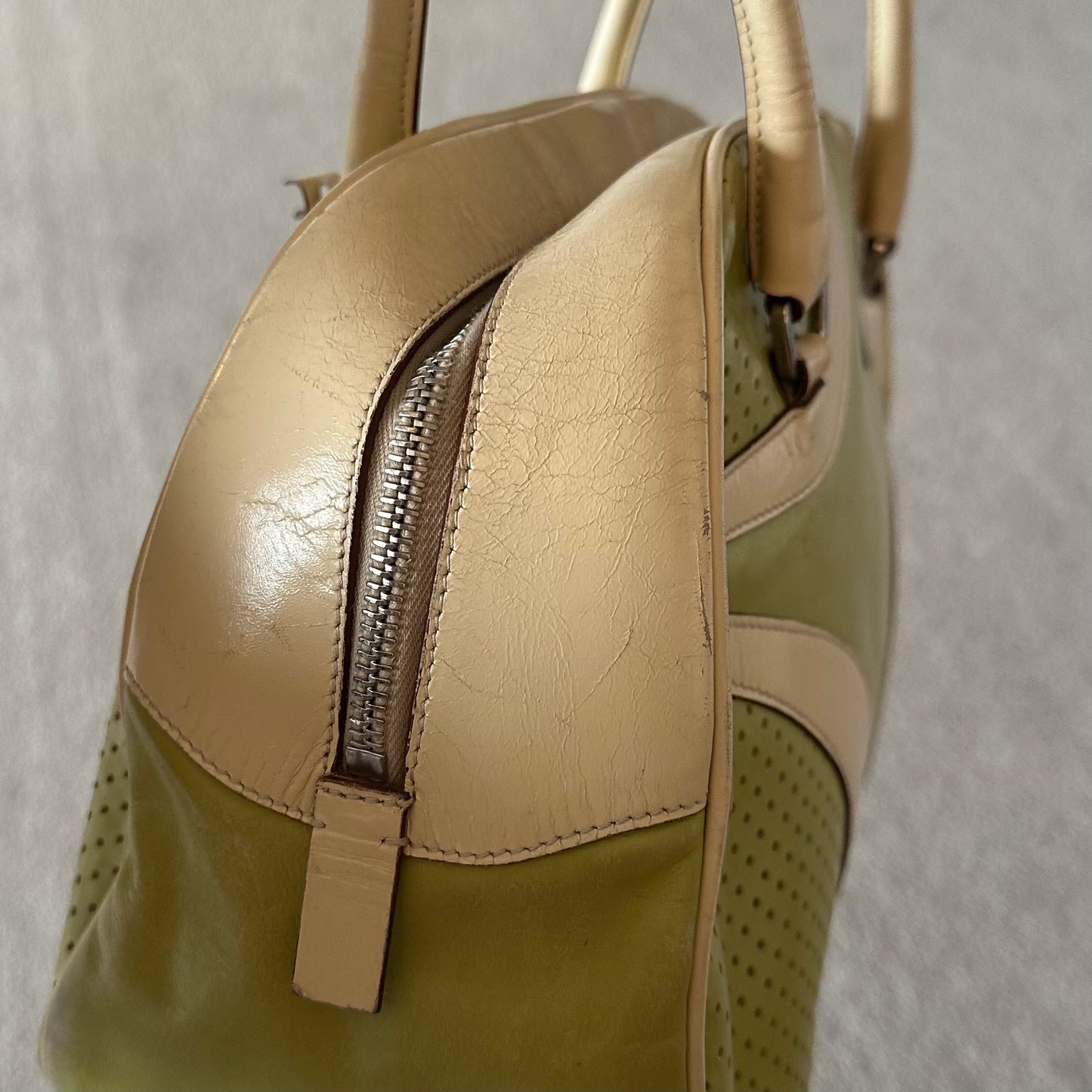 Prada Green Bowling Bag