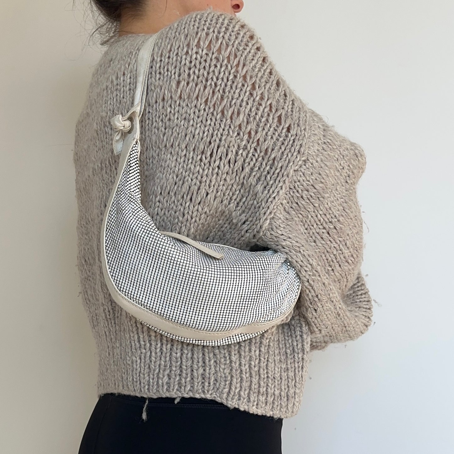 Chloé White Glomesh Bag